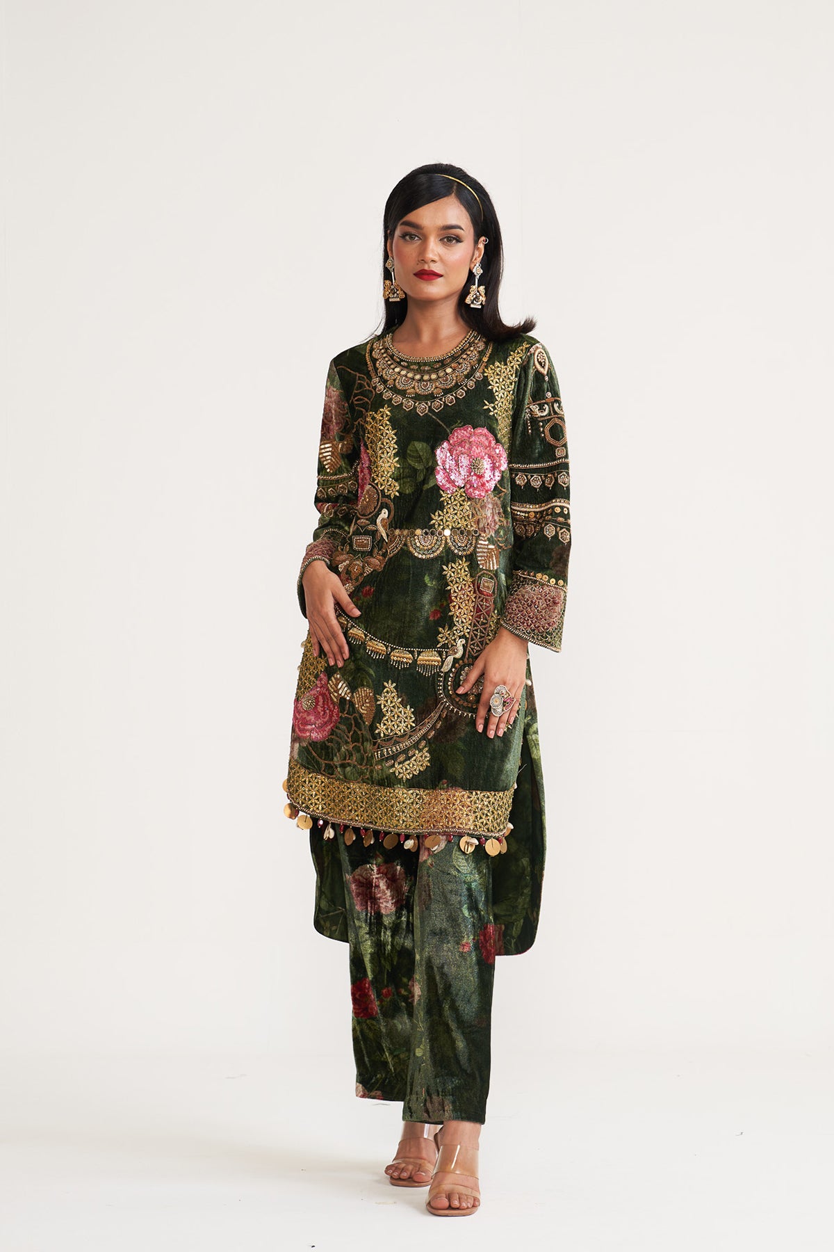High low kurta set
