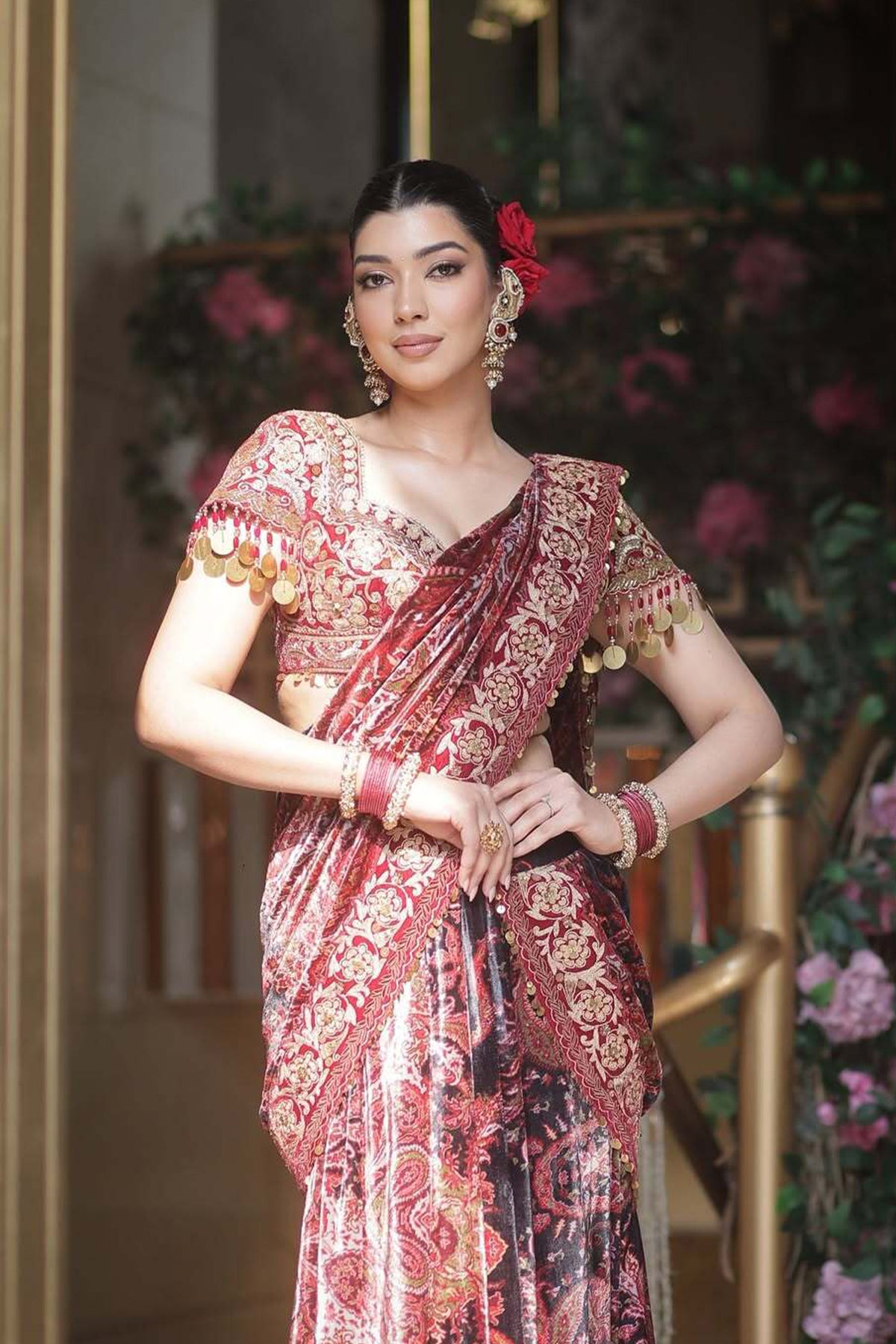 Bhavna Monga in Mermaid saree