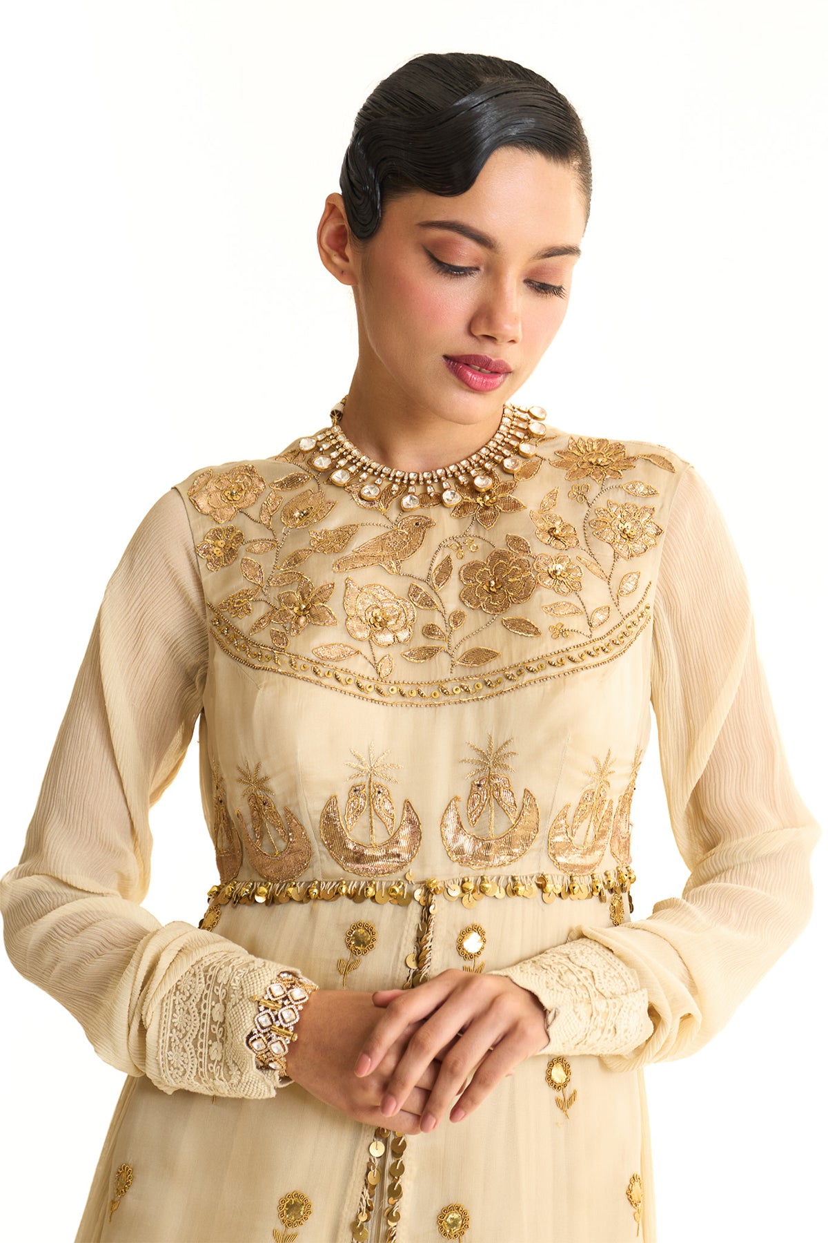Anarkali jacket set