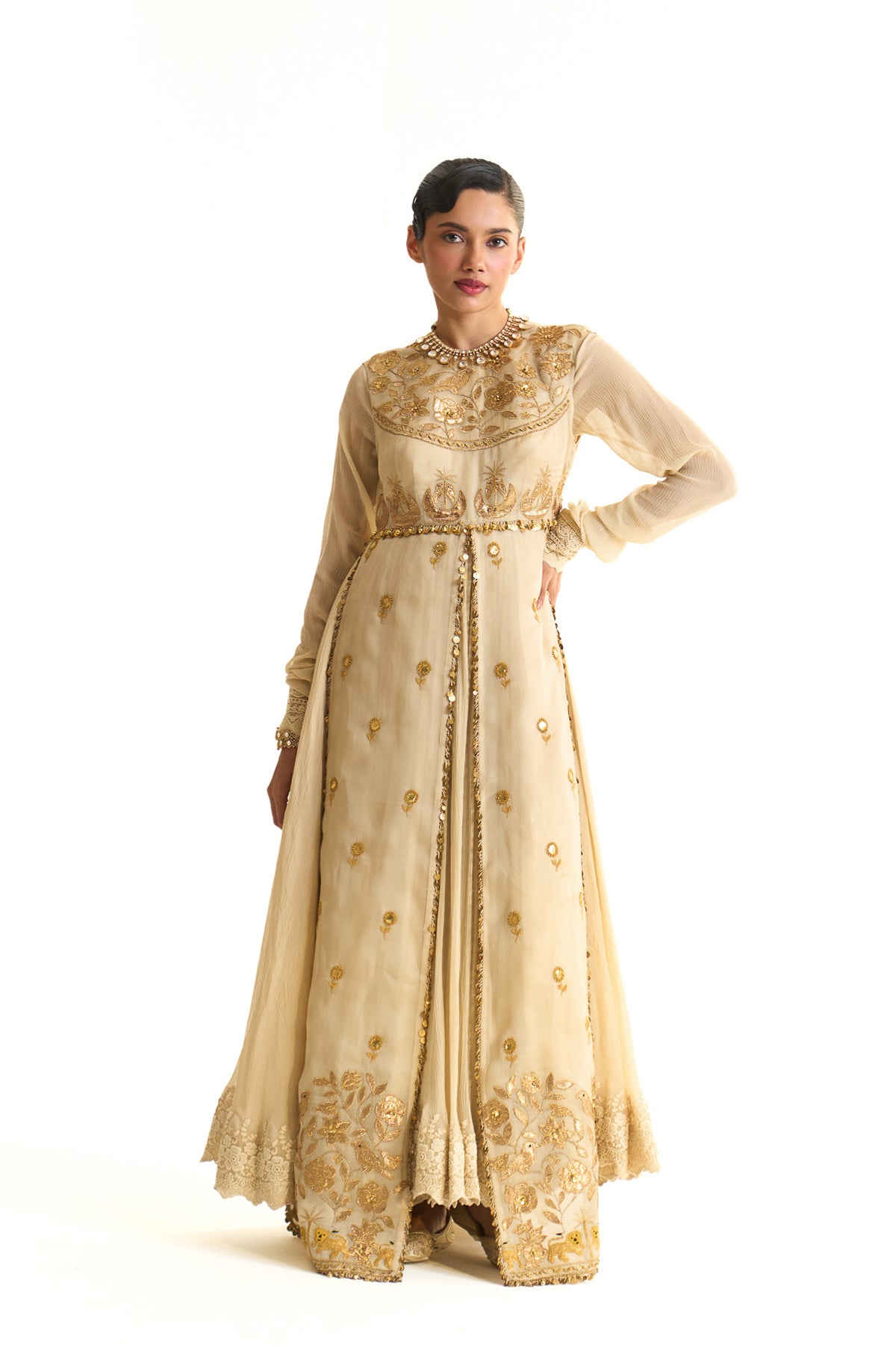 Anarkali jacket set