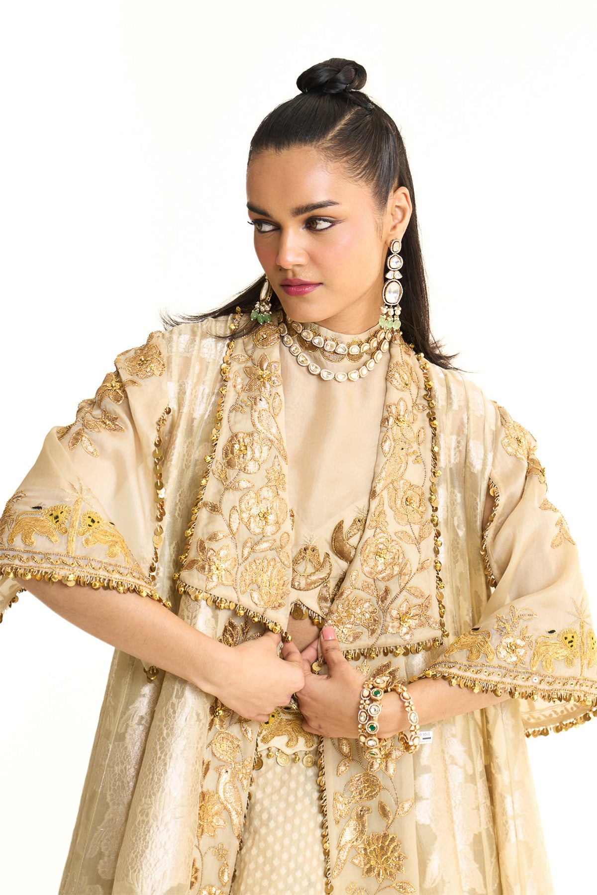 Banarsi long jacket set
