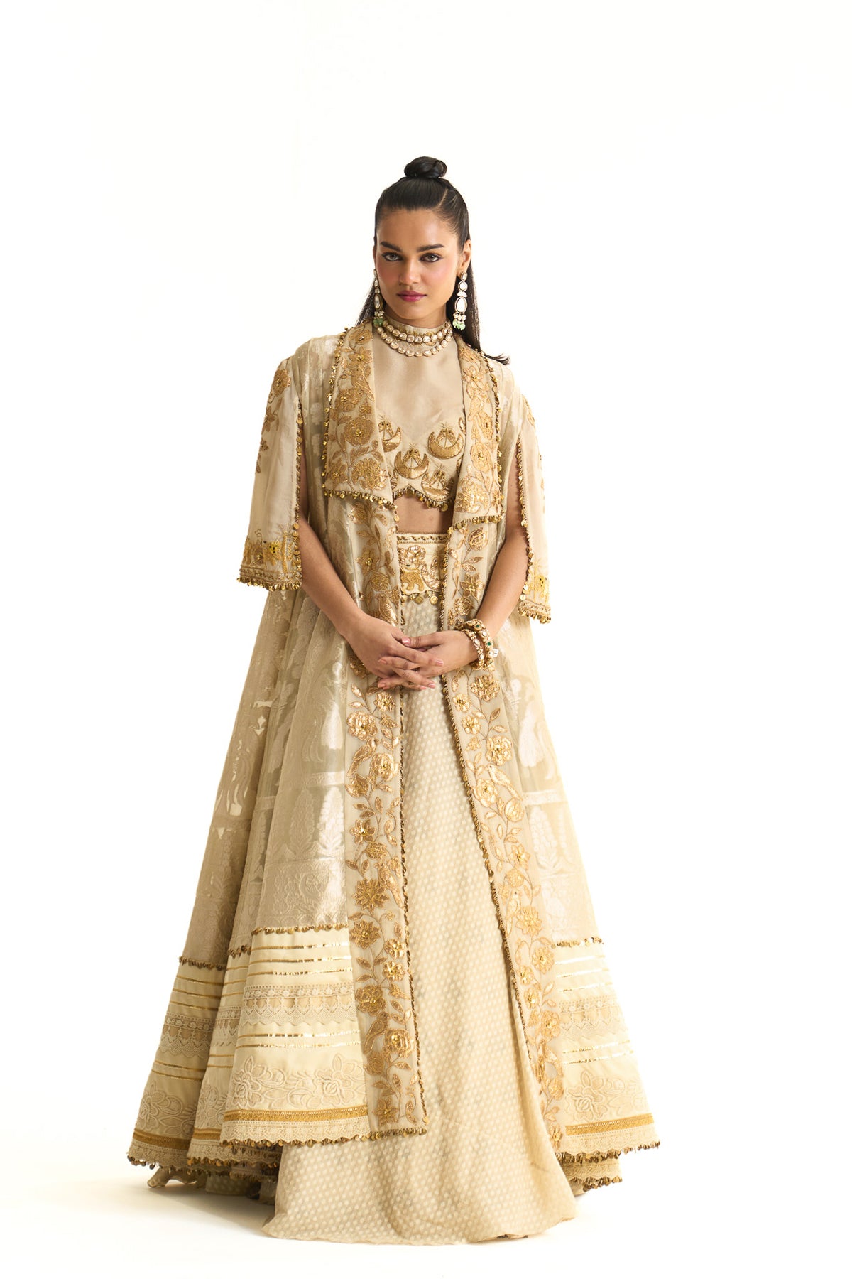 Banarsi long jacket set