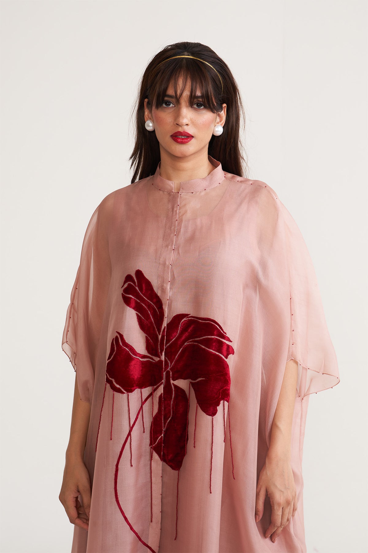 Tulip placket kurta set