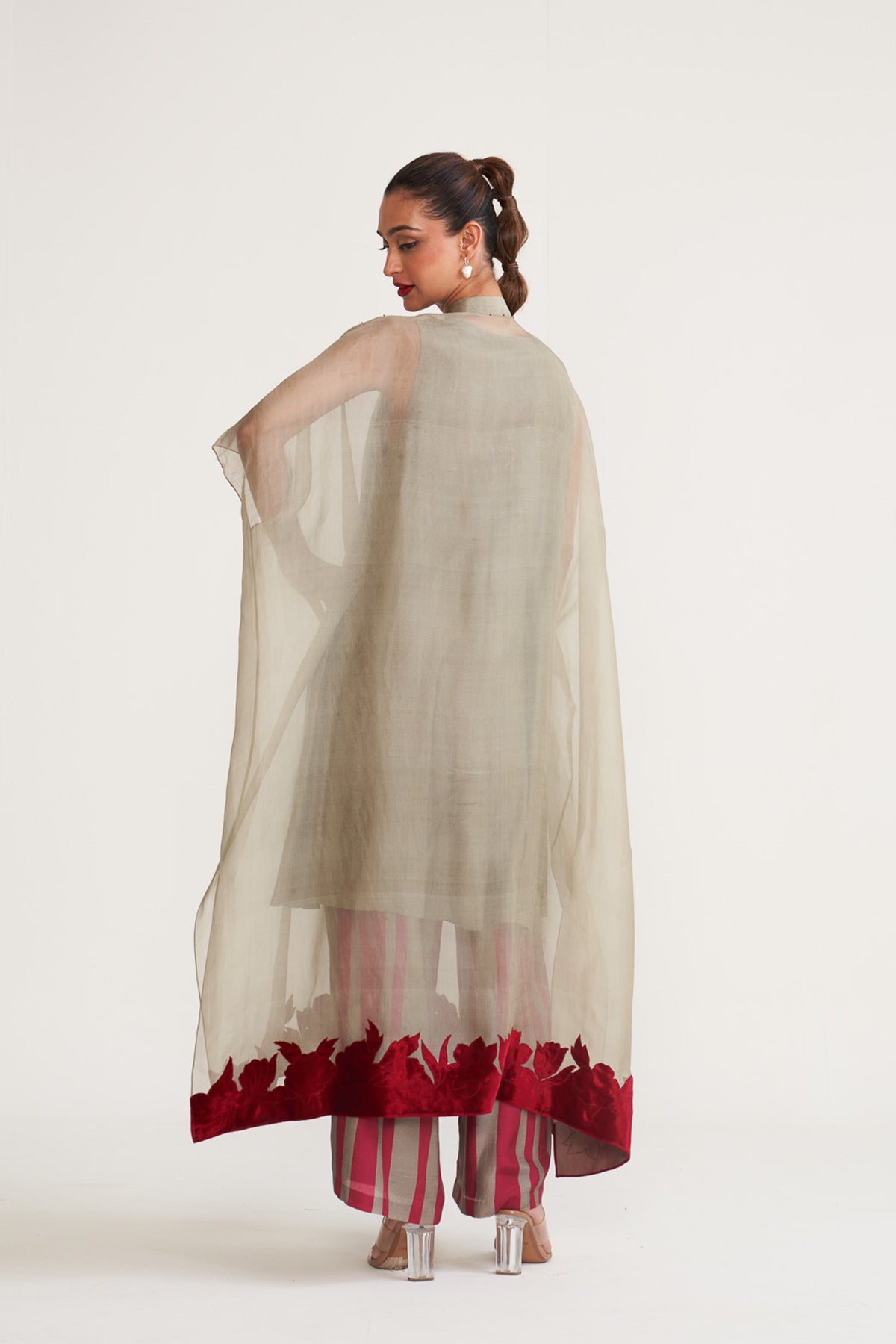 Tulip placket kurta set