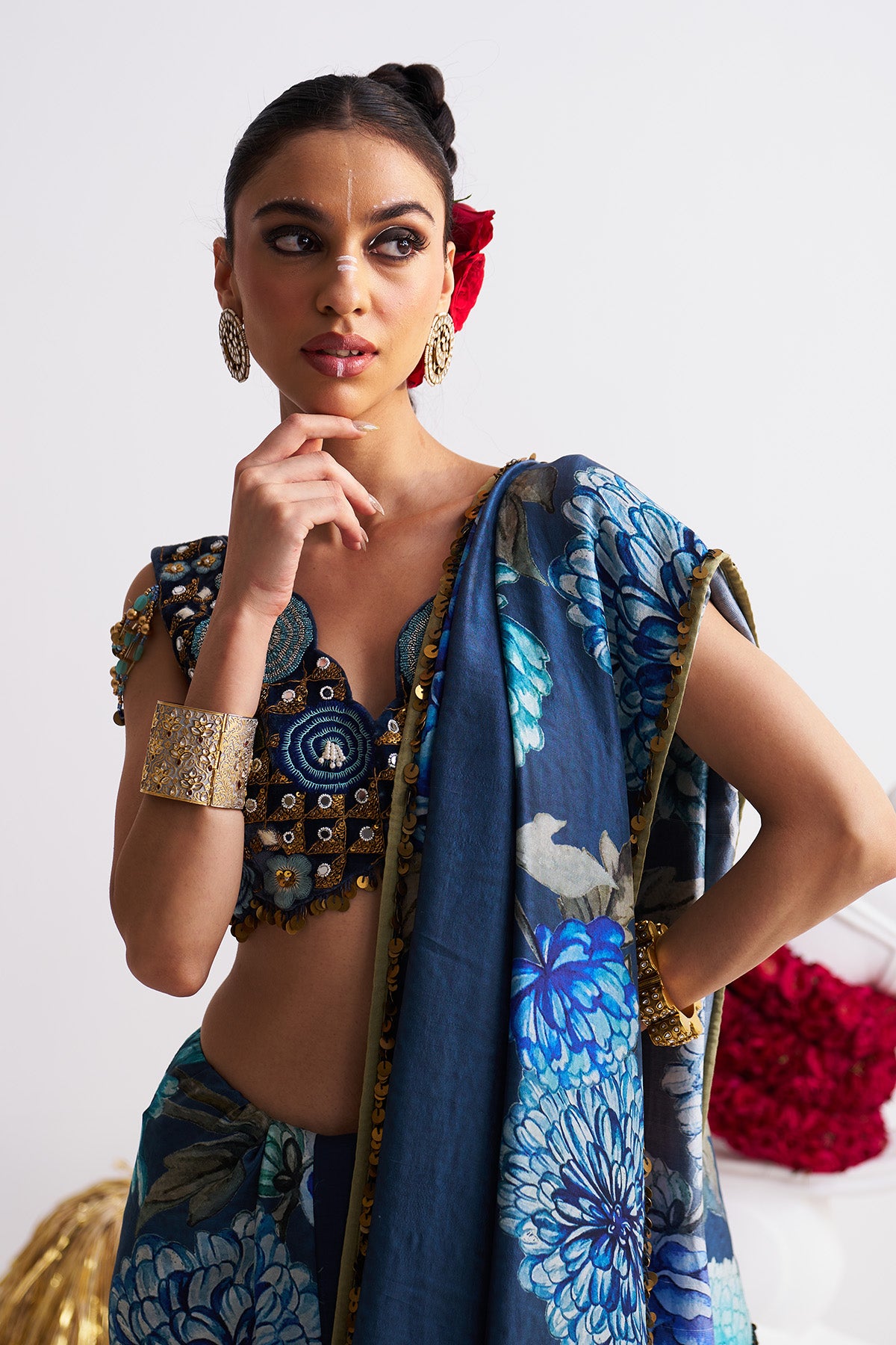 Open saree