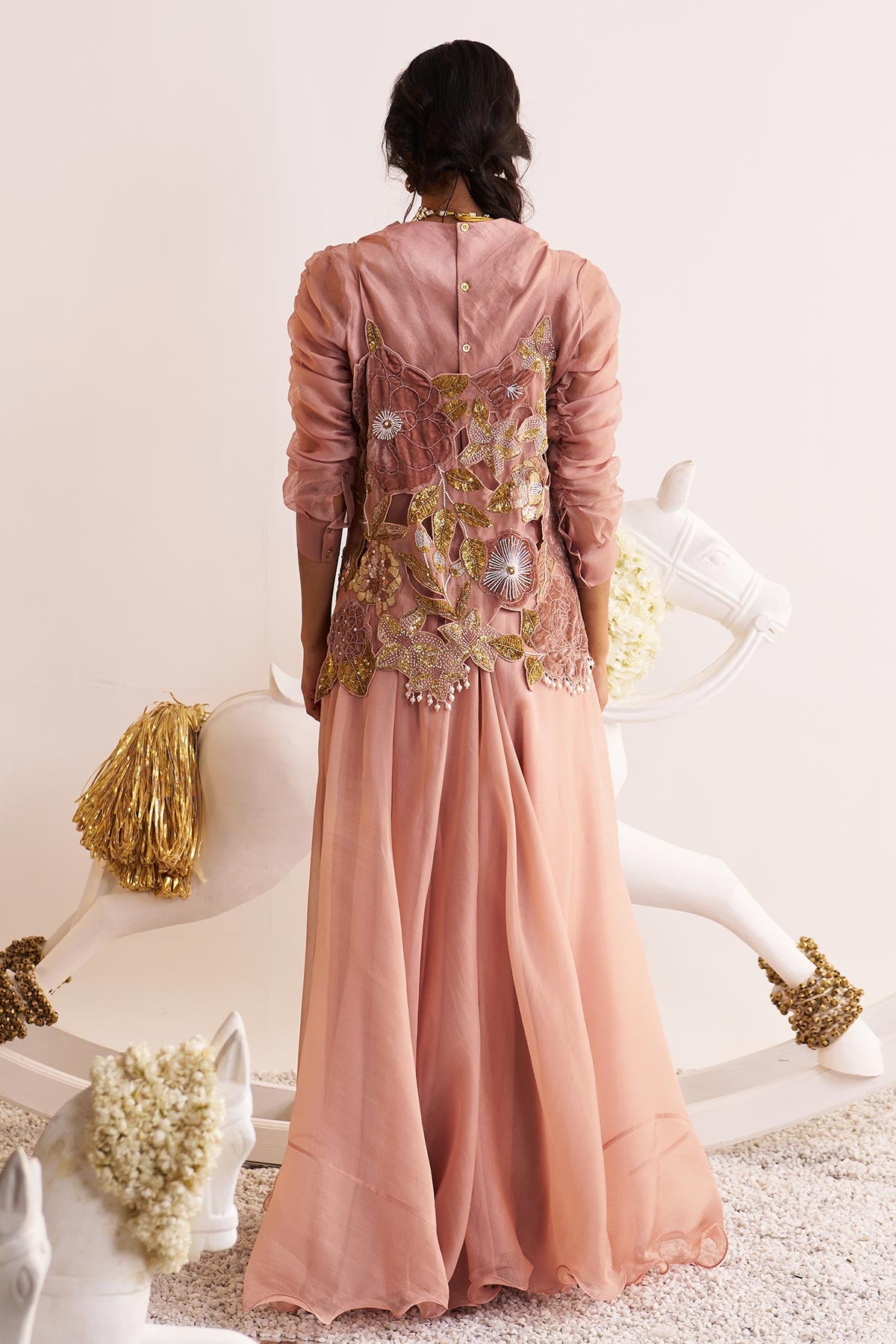 Lily top and sharara set