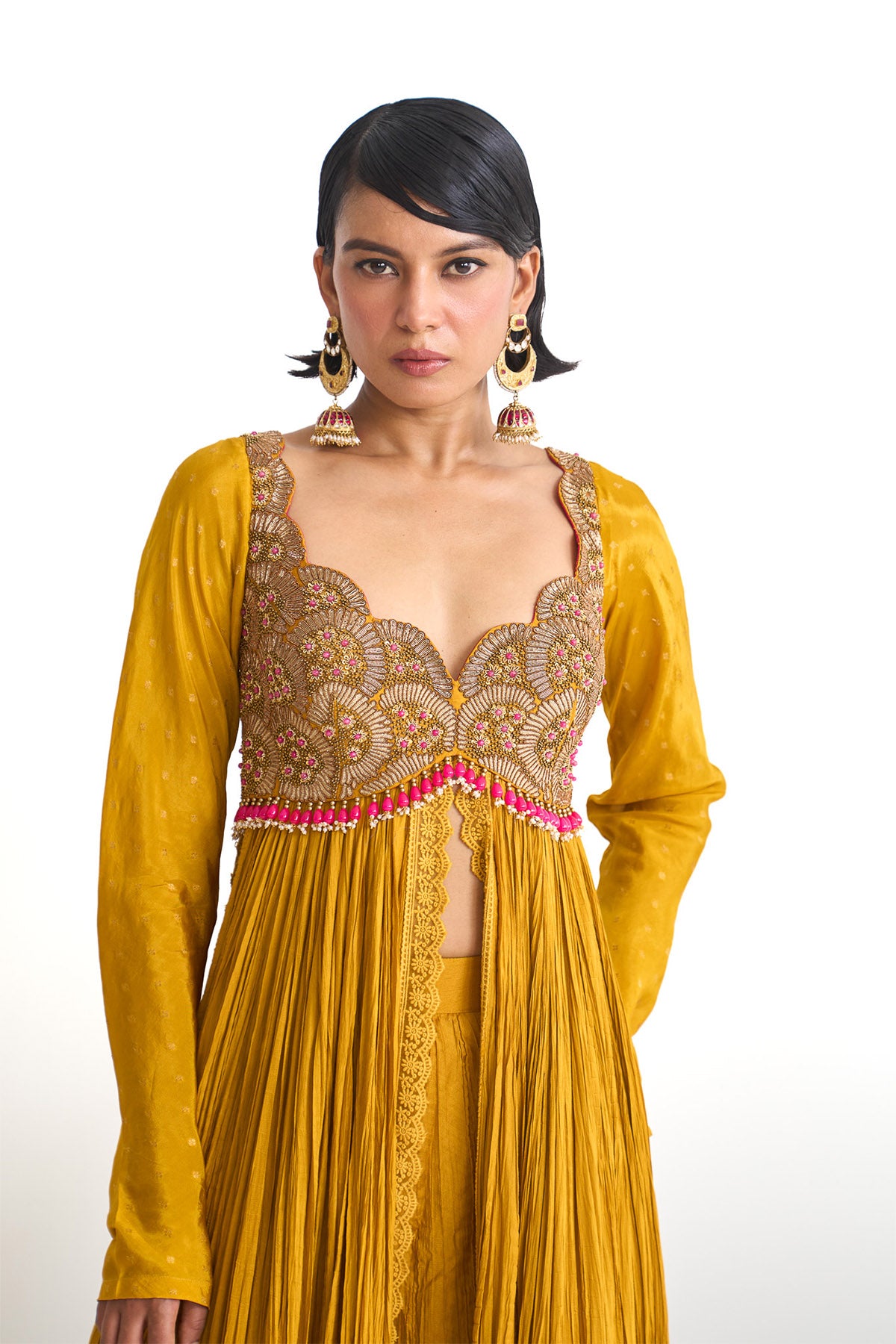 Dancing rays Anarkali set