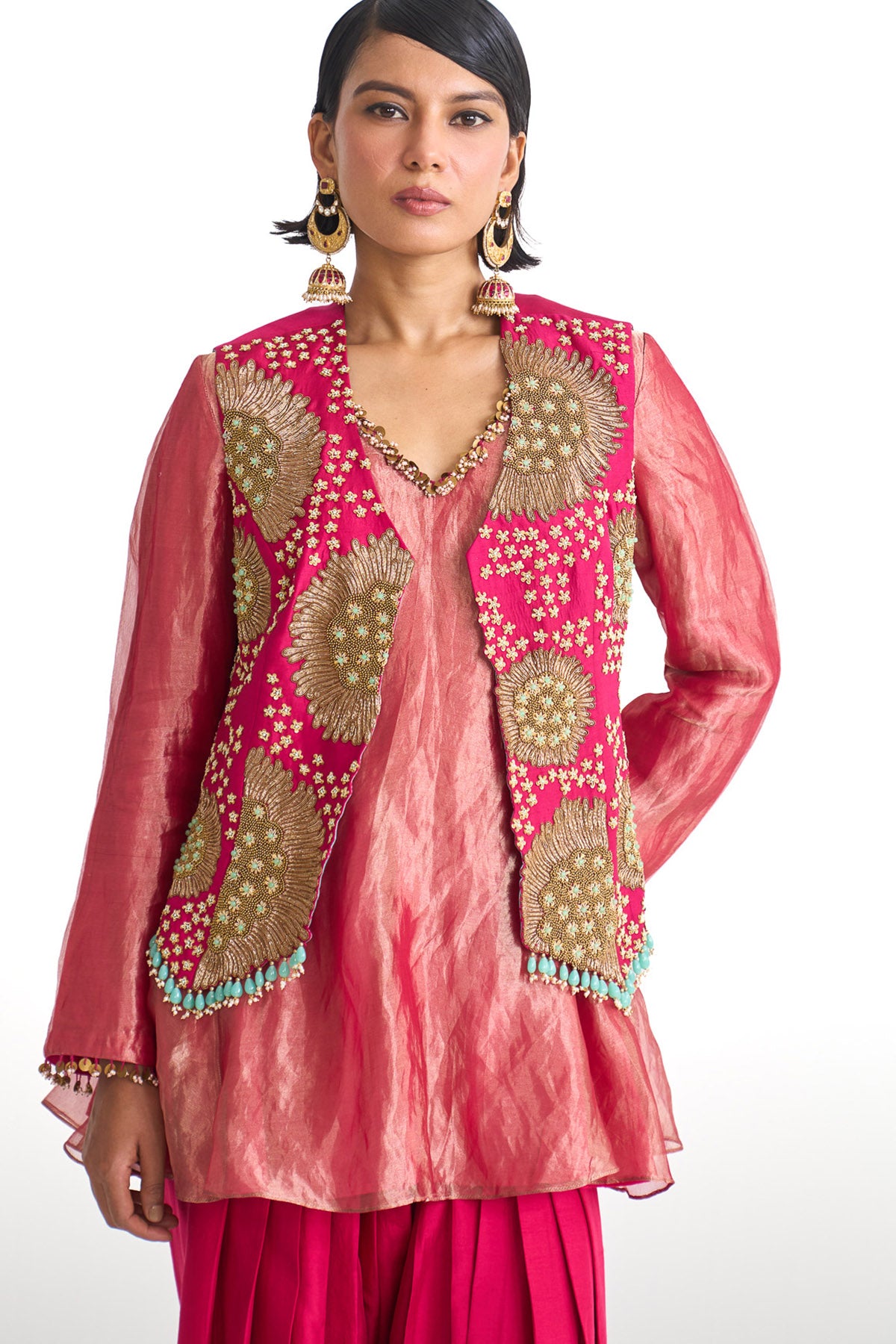Dancing rays Open jacket set