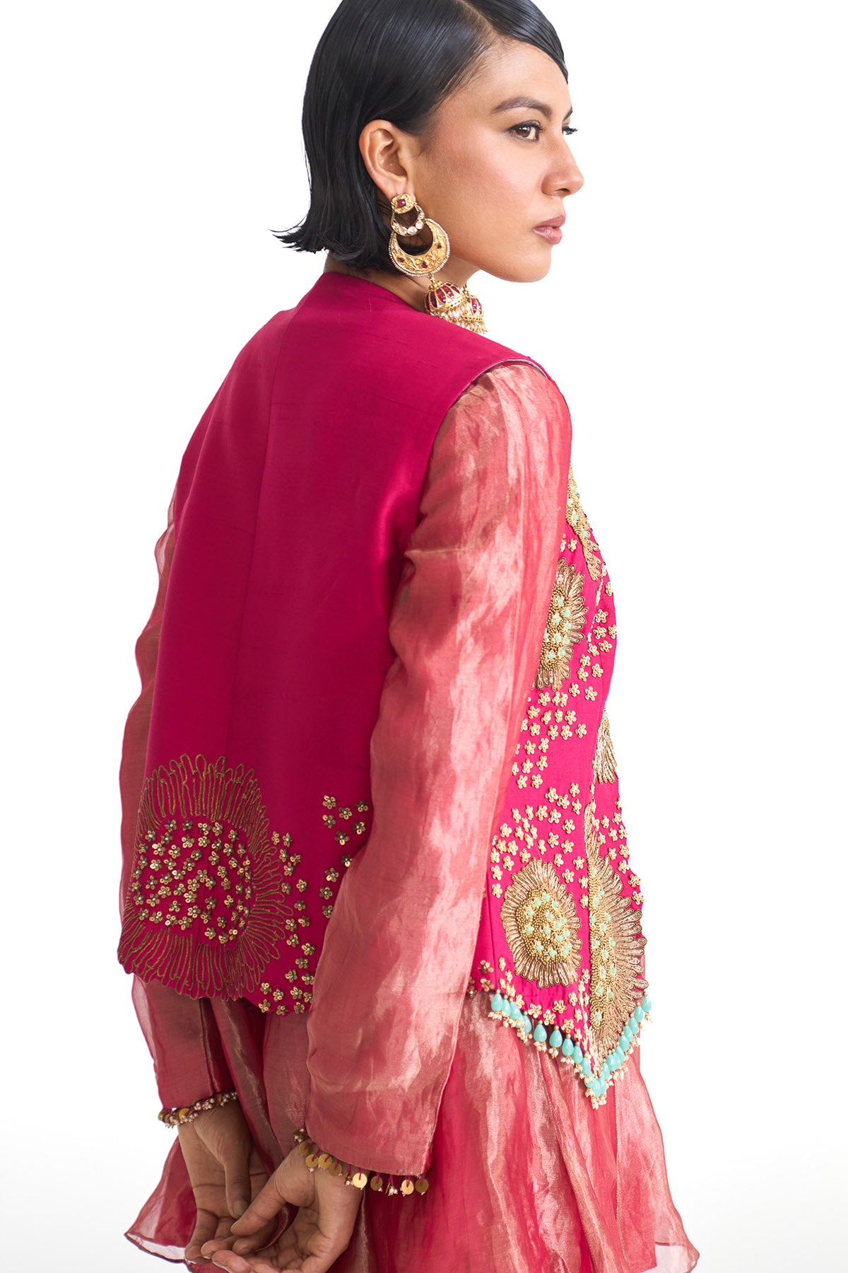 Dancing rays Open jacket set