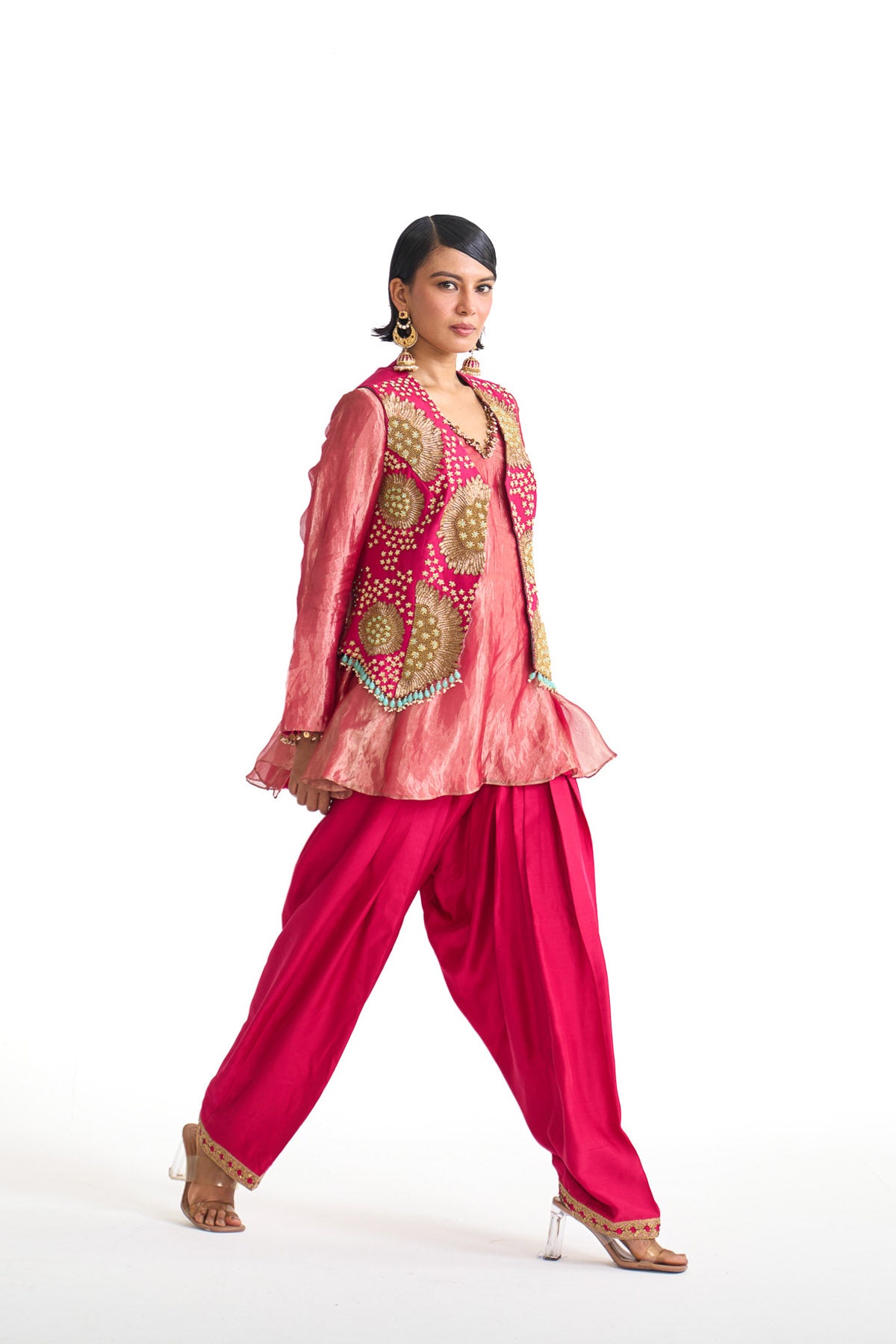 Dancing rays Open jacket set