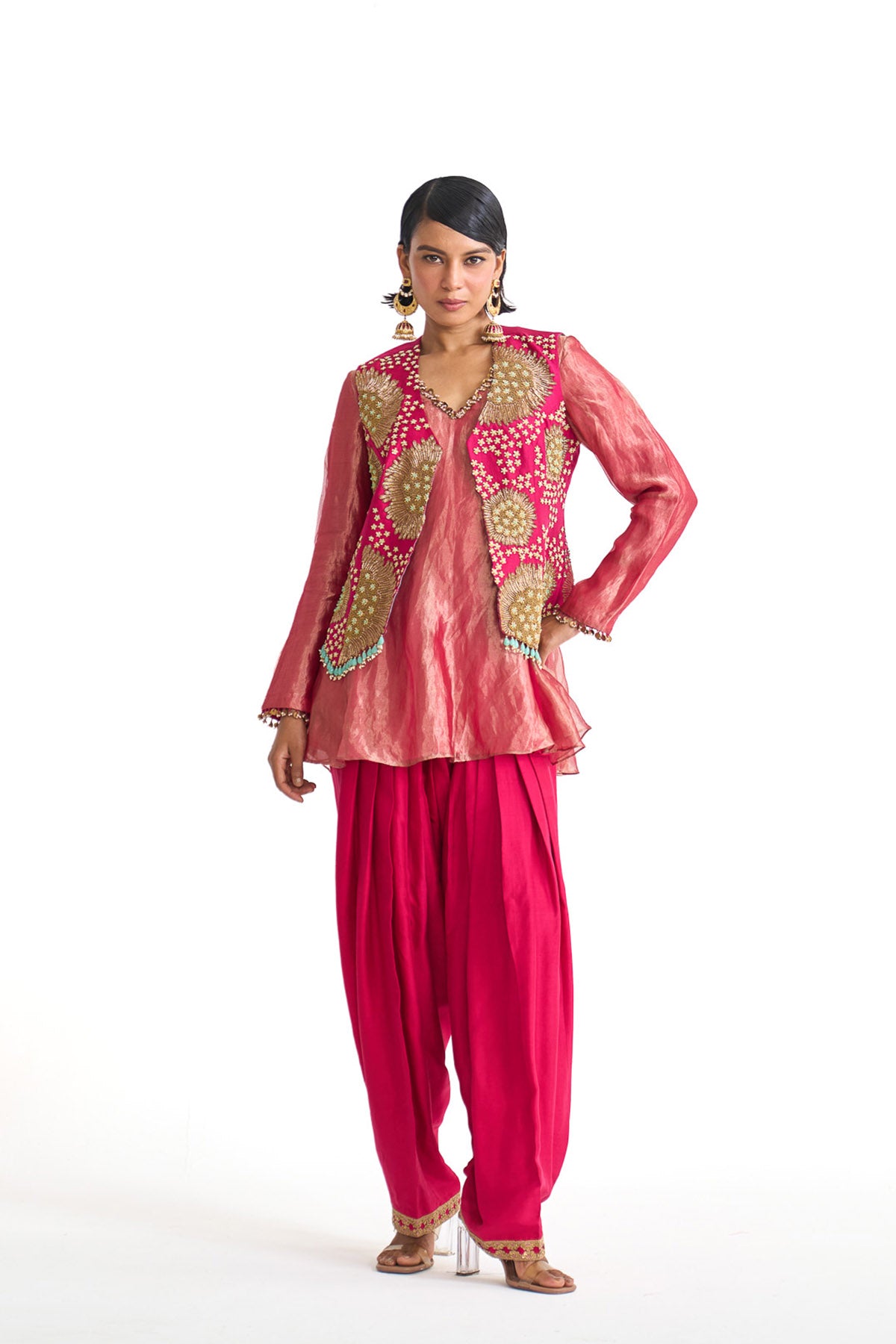 Dancing rays Open jacket set