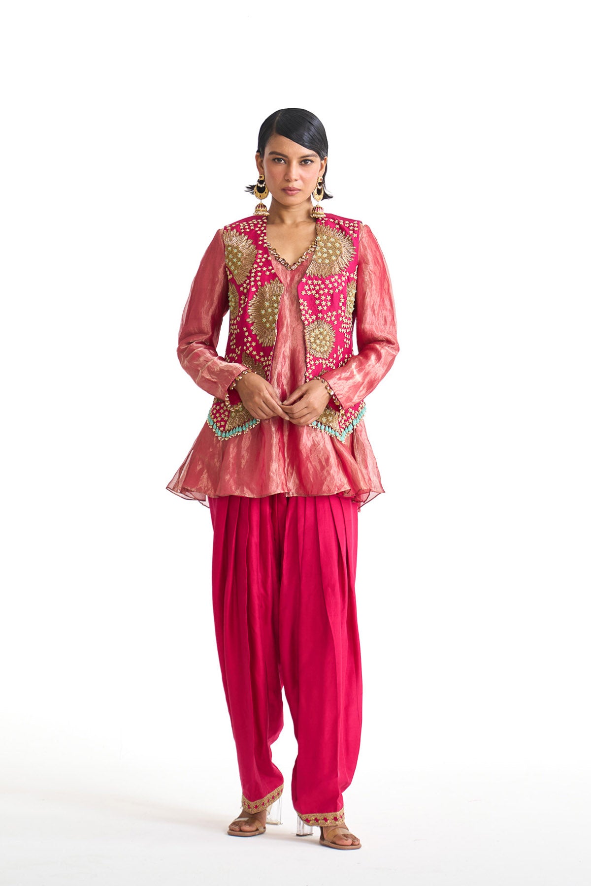 Dancing rays Open jacket set