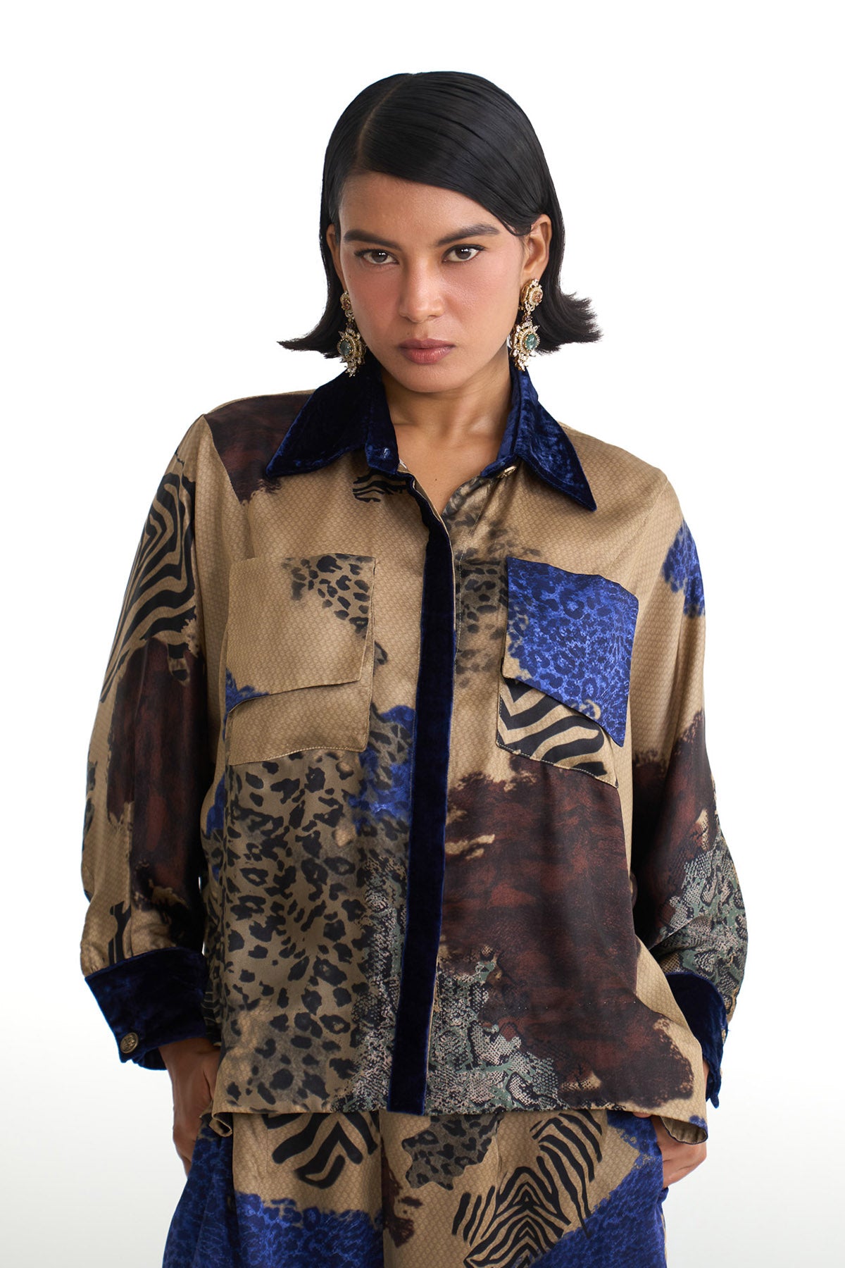Desert safari patch pocket shirt