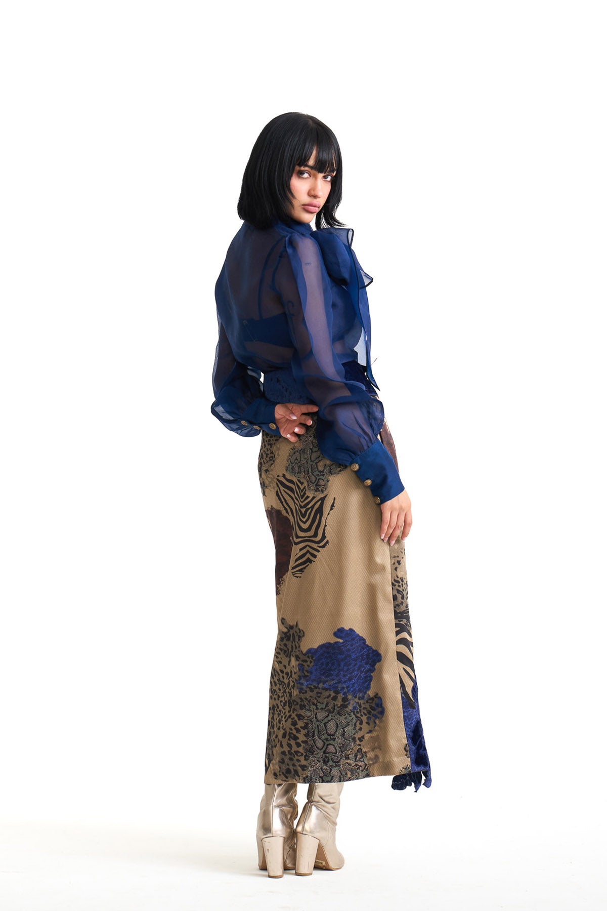 Desert safari bow shirt