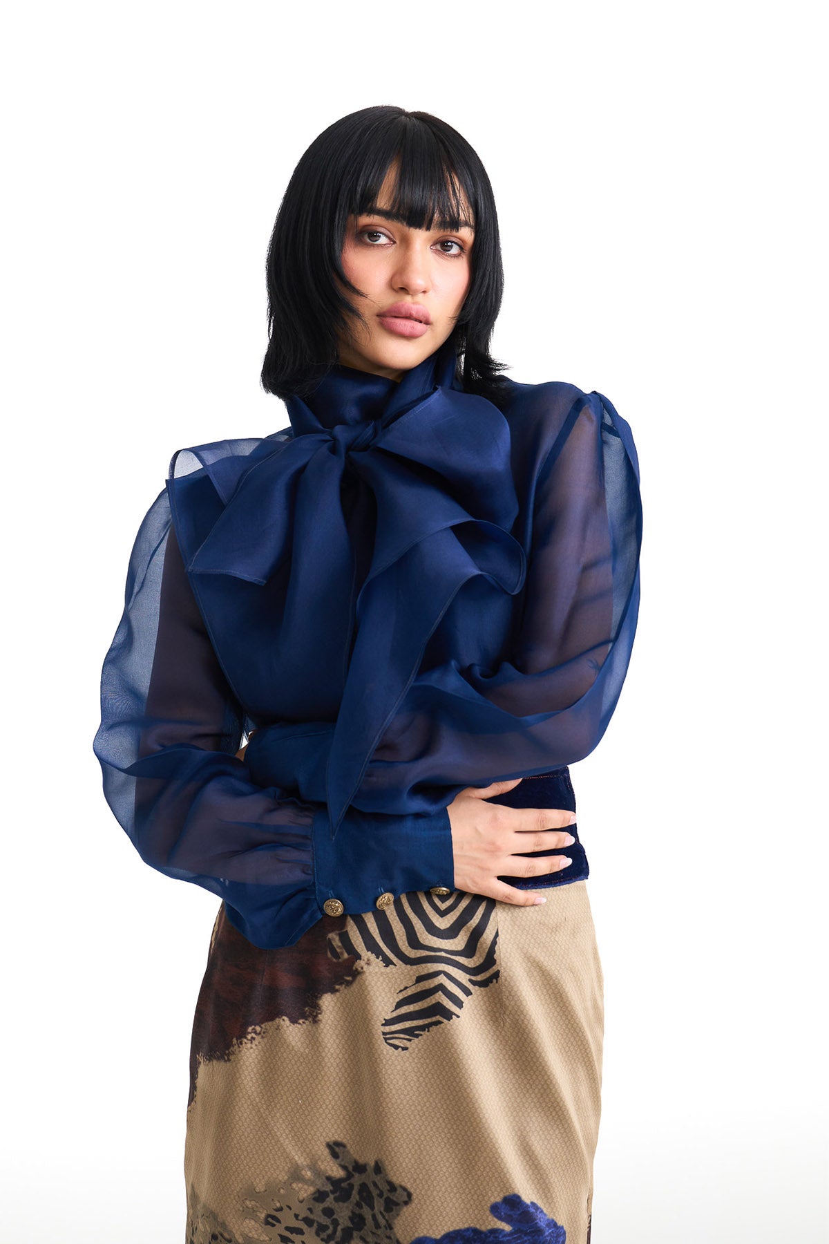 Desert safari bow shirt
