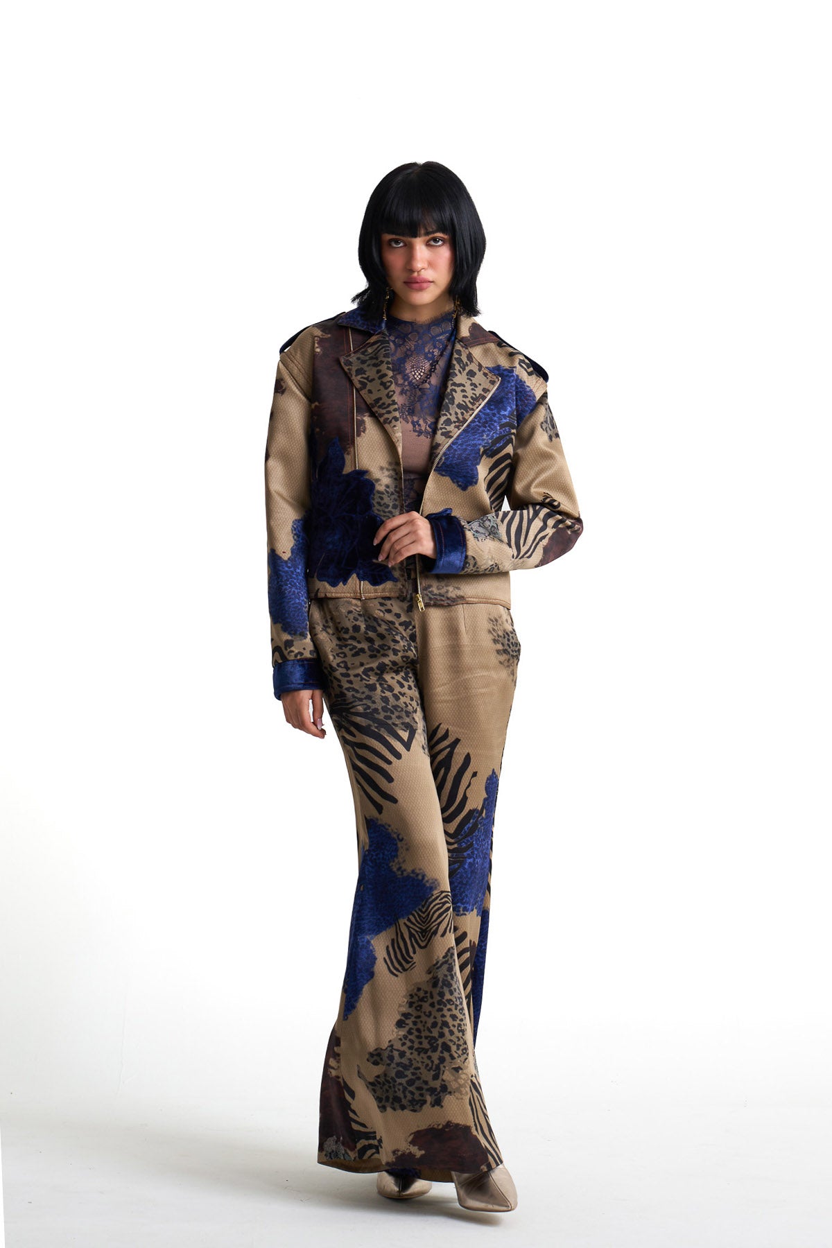 Desert safari biker jacket