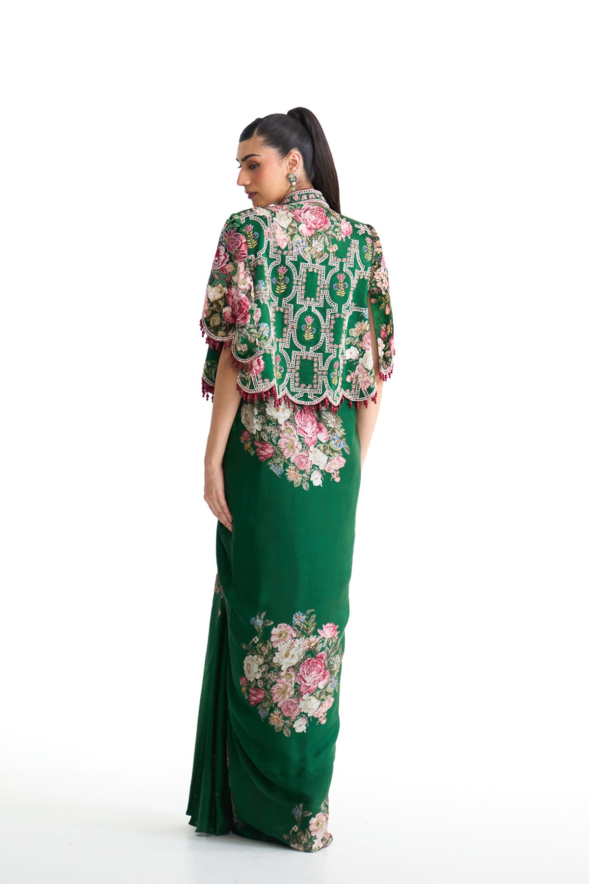 French rose BOLERO JACKET KNOT SKIRT SET