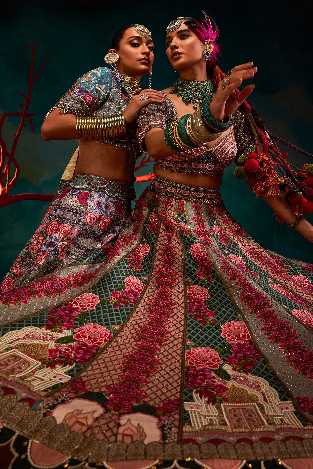 Olive Mahal Lehenga