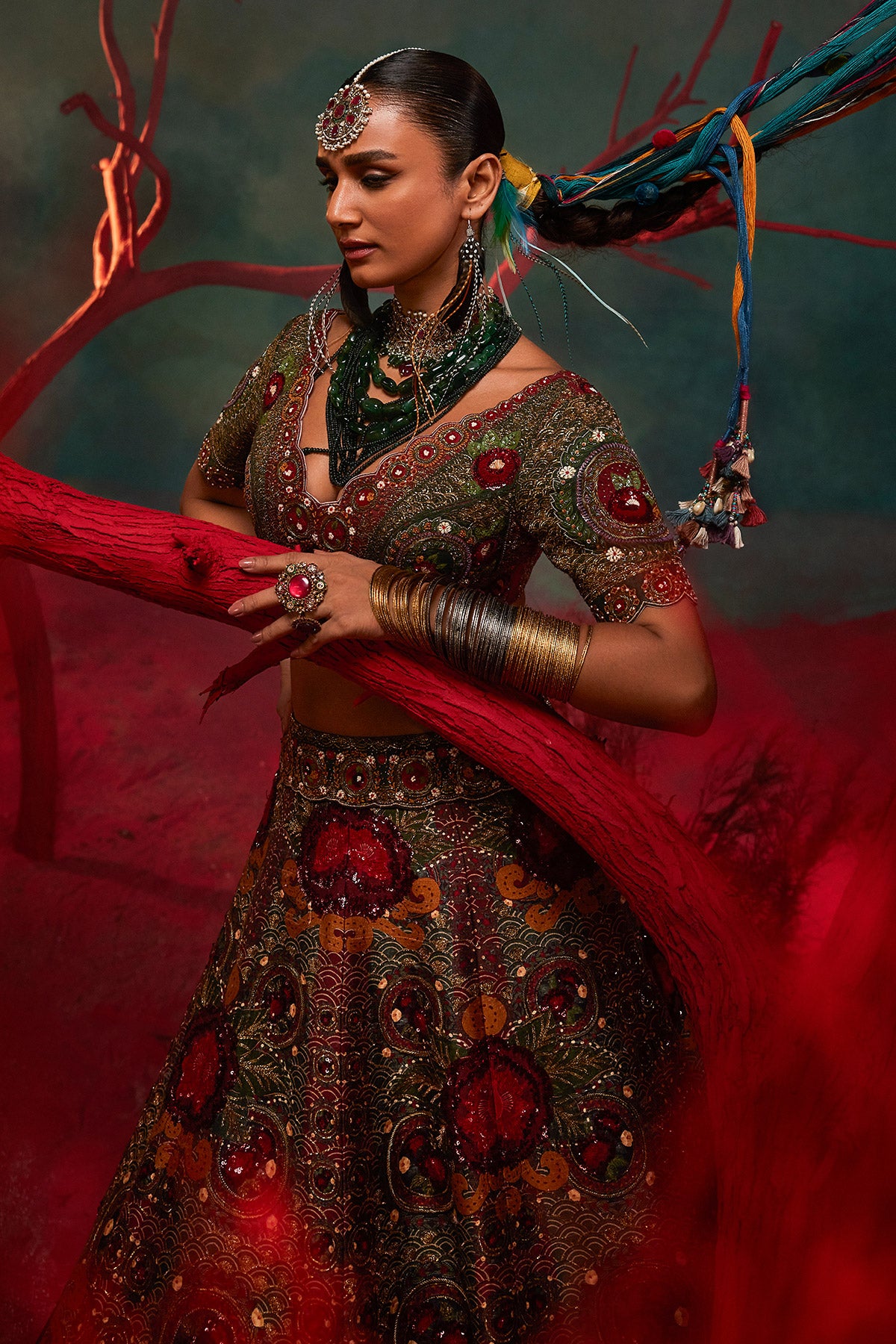 Paki Laal Lehenga