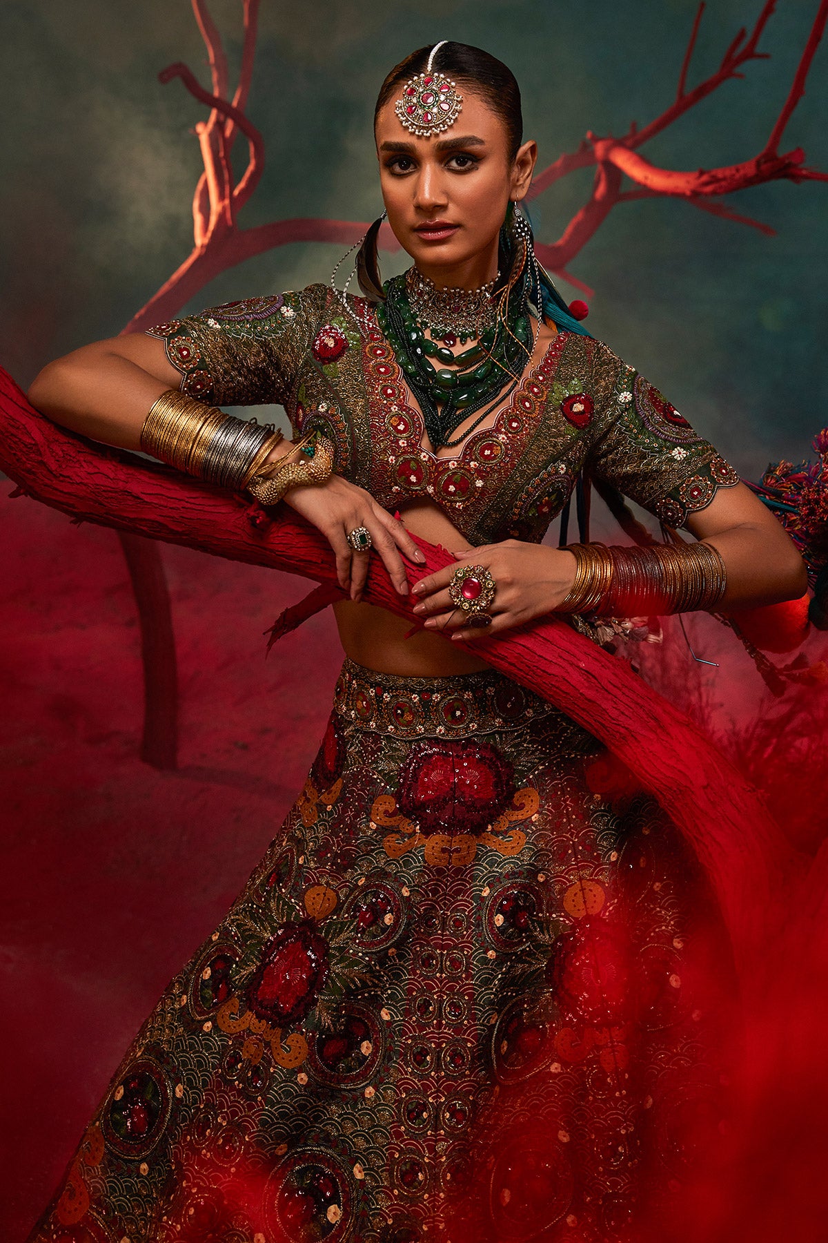 Paki Laal Lehenga