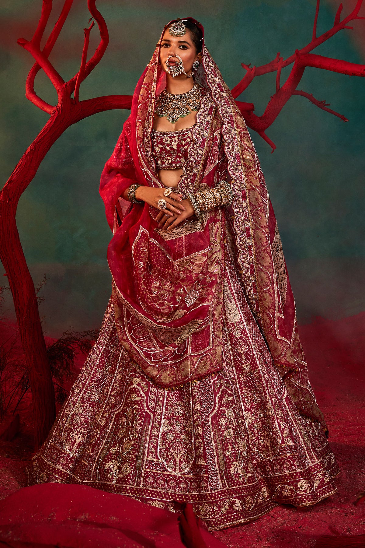 Kadamba Tree Lehenga