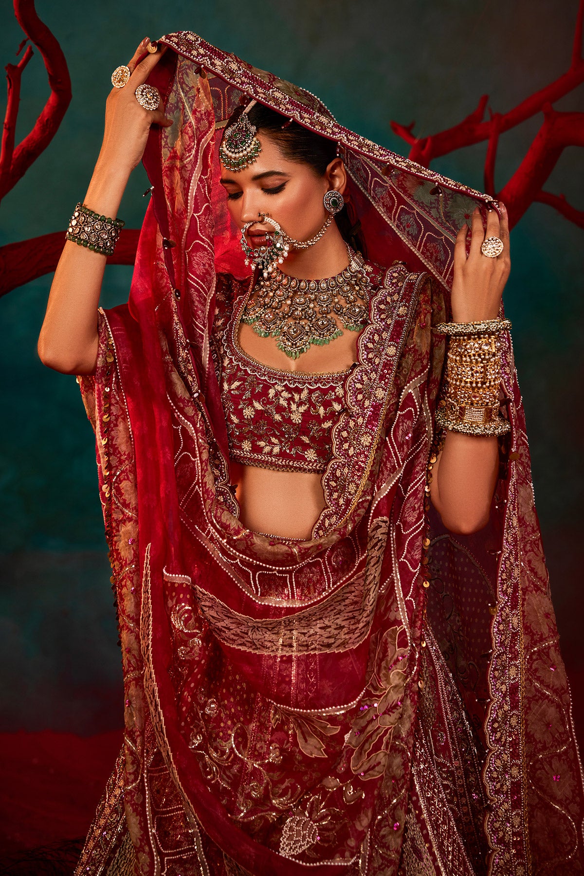 Kadamba Tree Lehenga