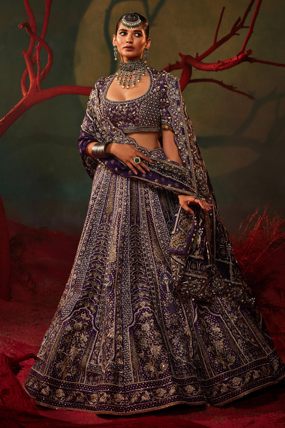 Vayu Tree Lehenga