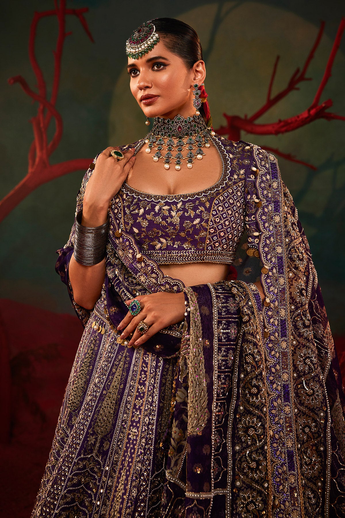 Vayu Tree Lehenga