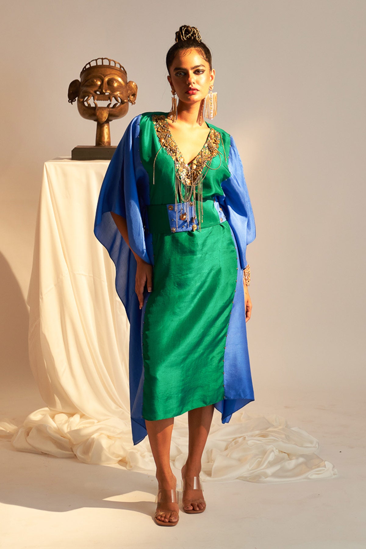 Kaftan with belt