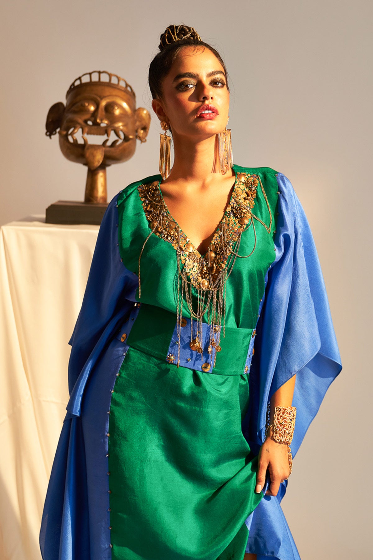 Kaftan with belt
