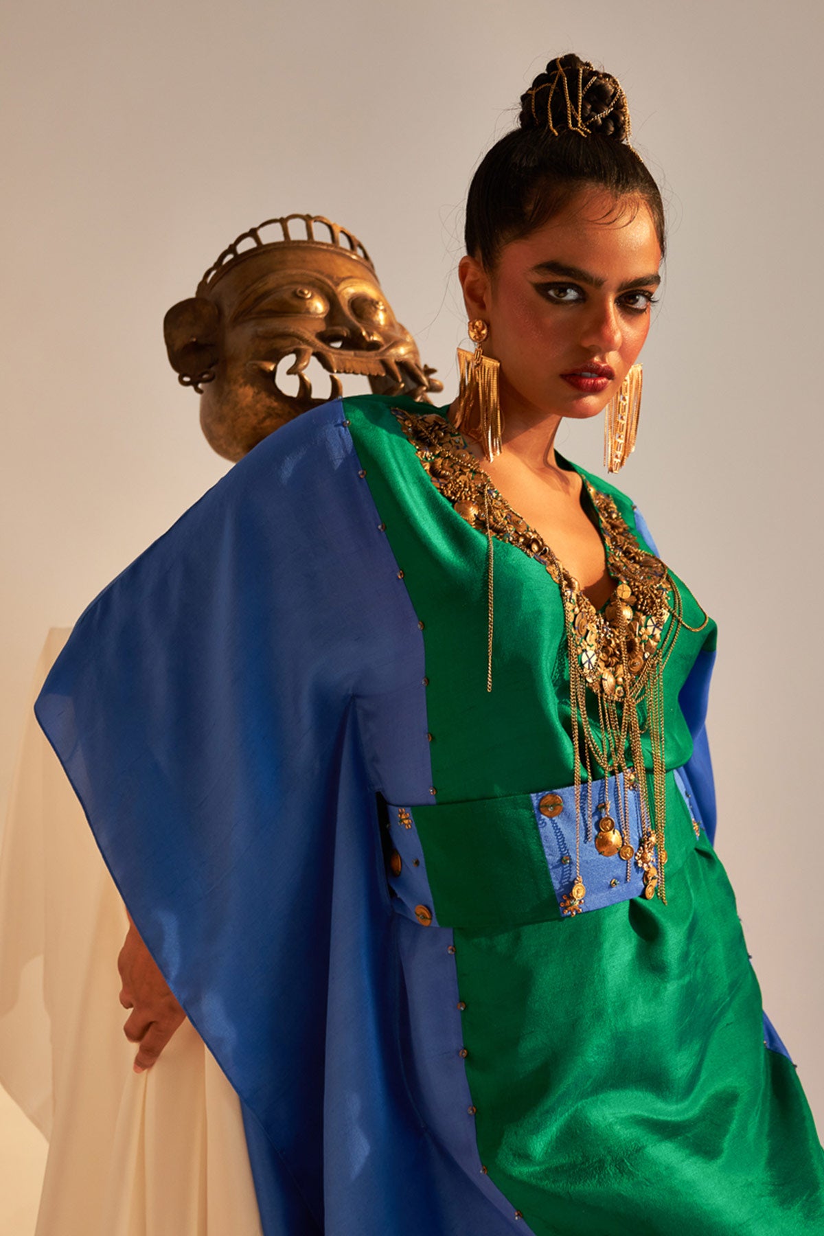Kaftan with belt
