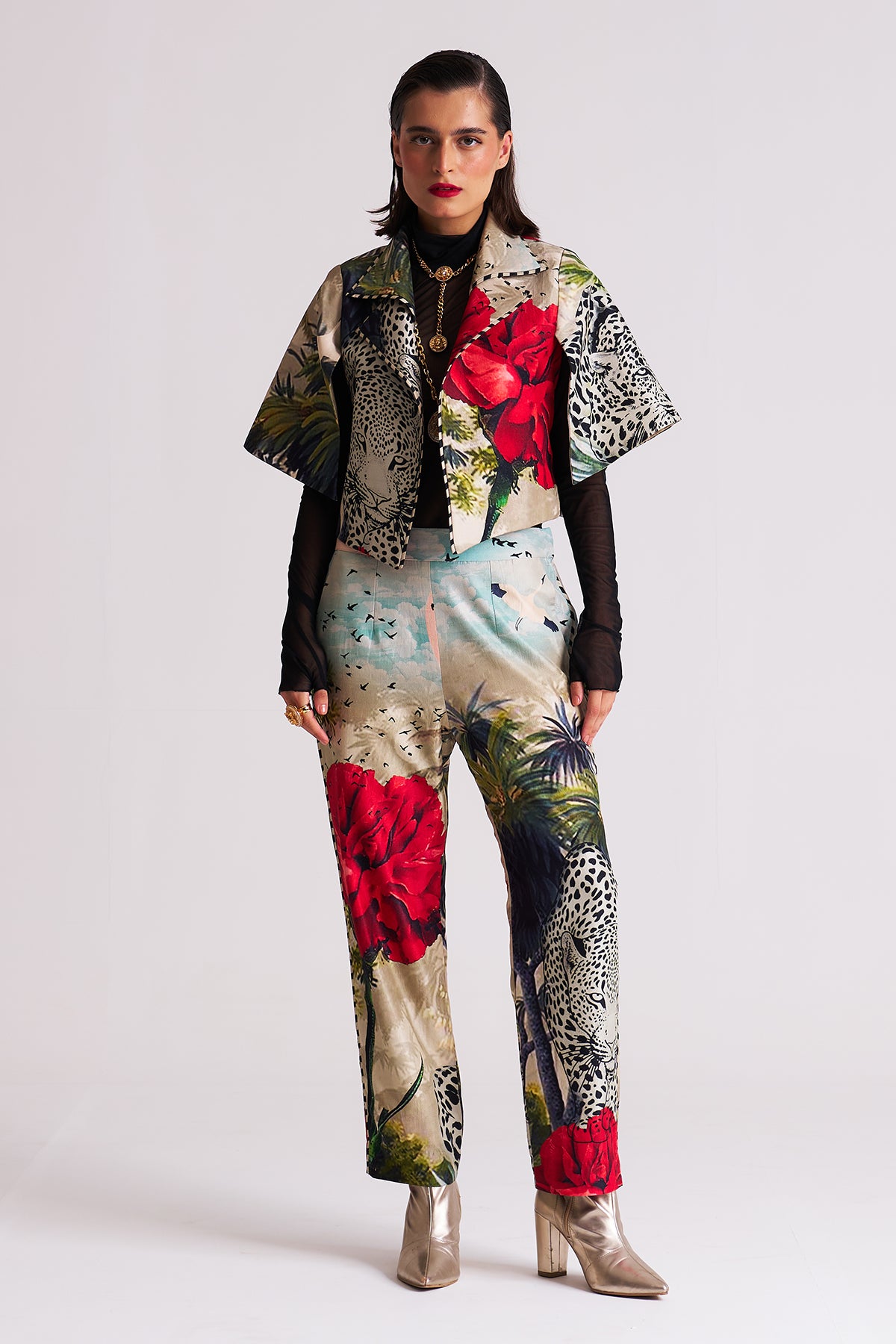 Double collar blazer