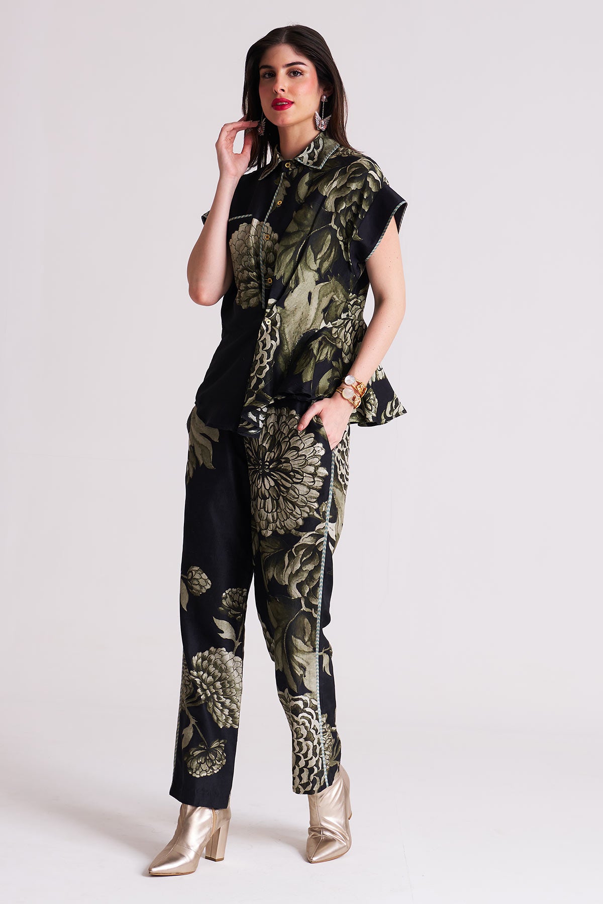 Uneven hem top