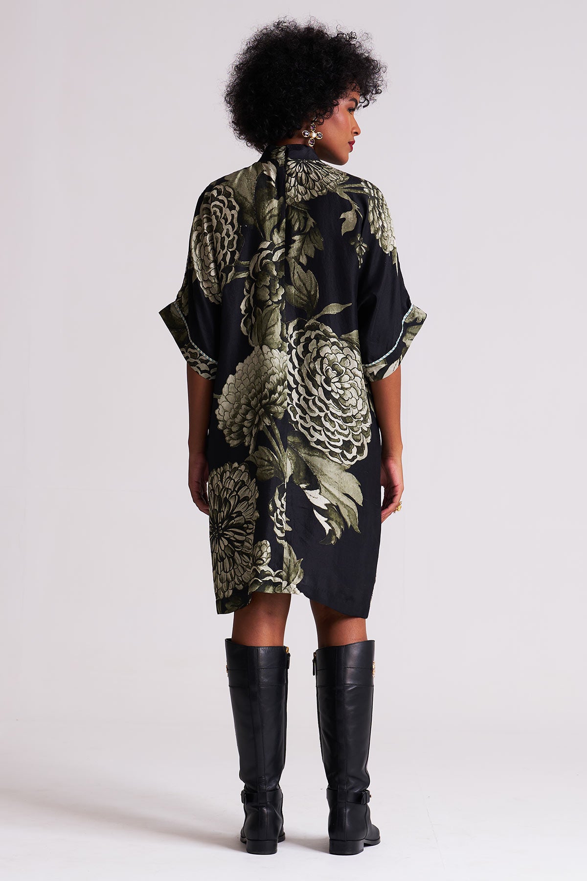 Dress with patch pocket