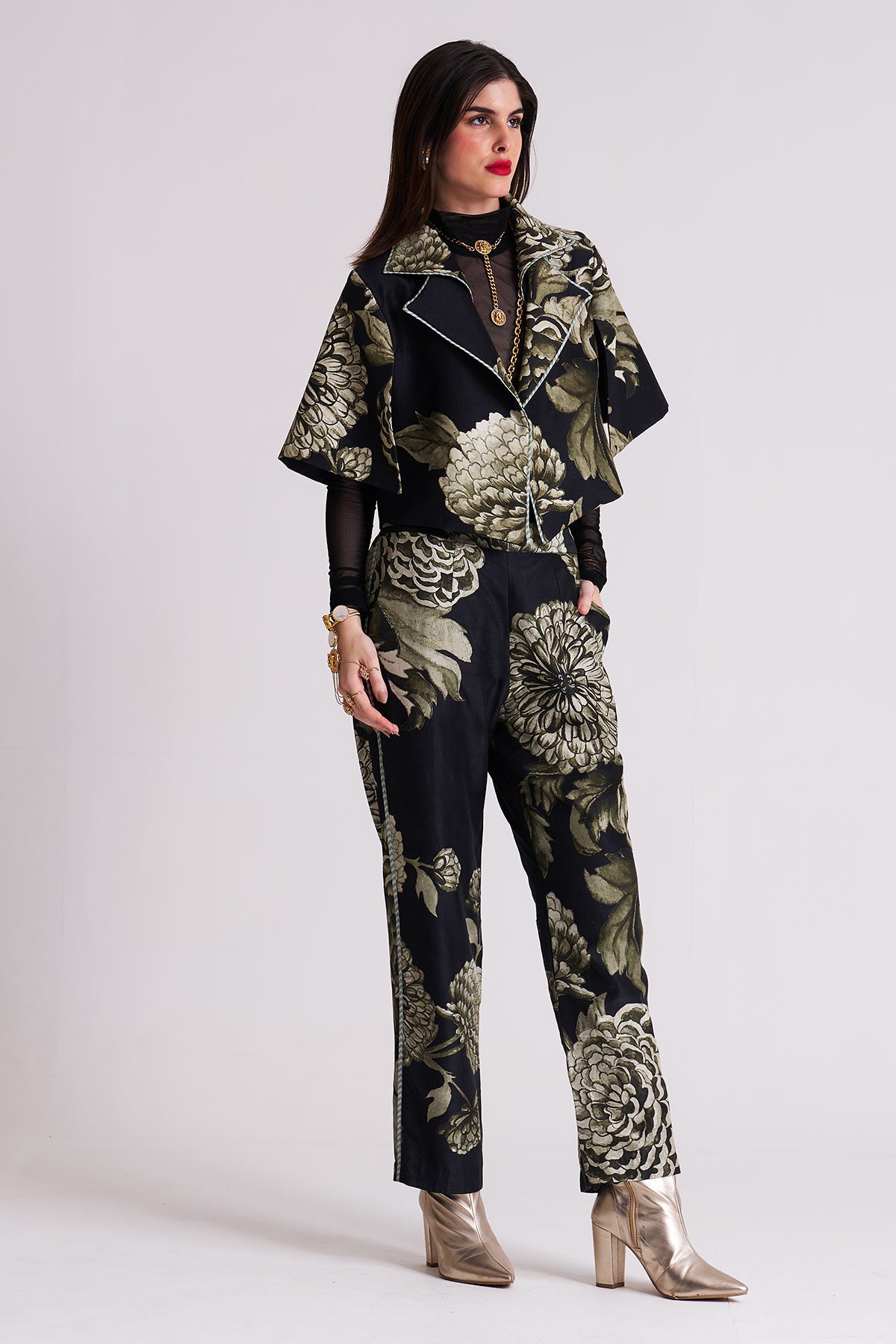 Double collar blazer