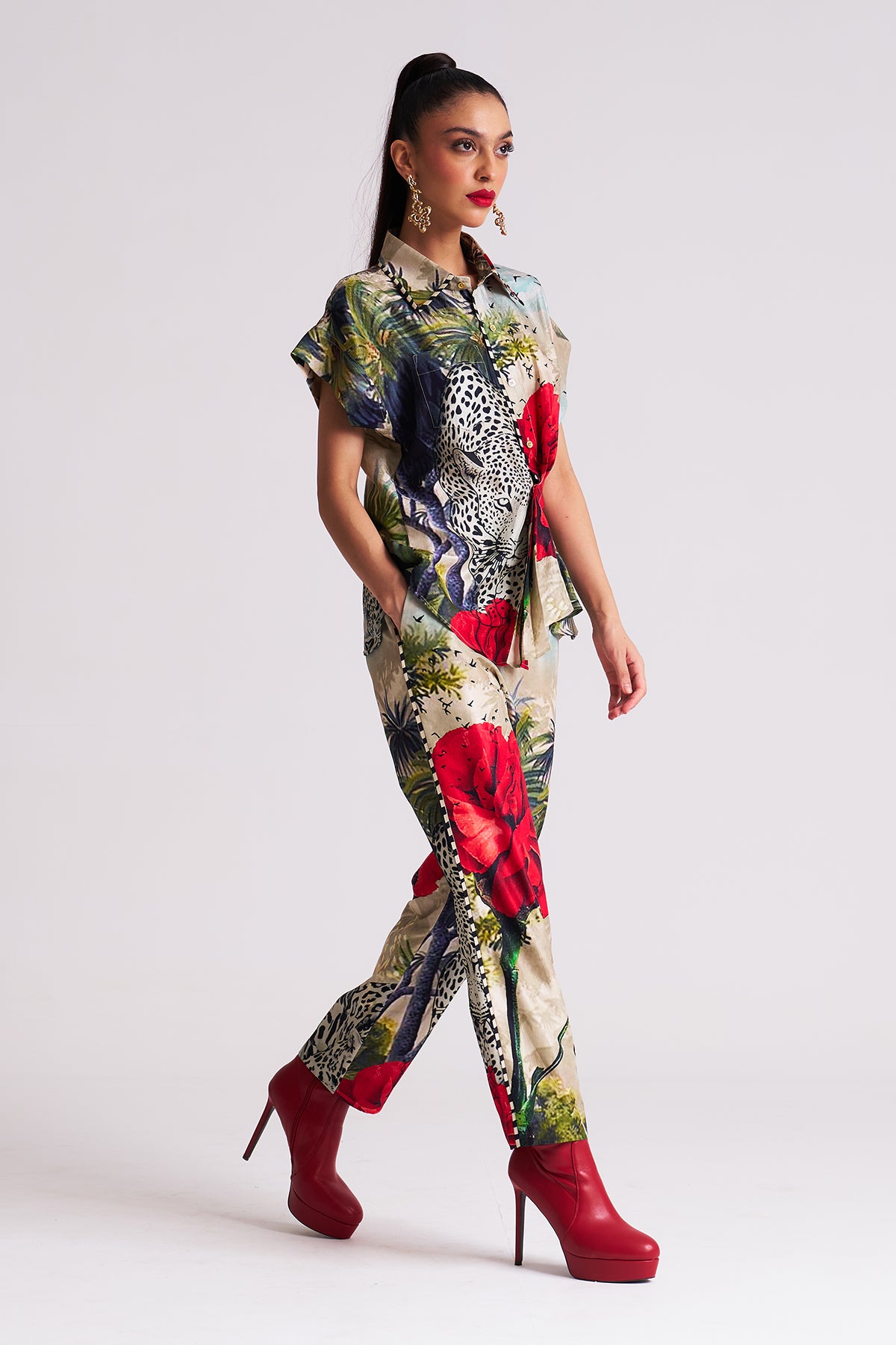 Uneven hem top