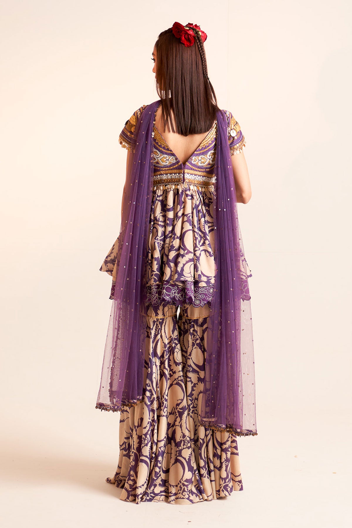 Peplum kurta set
