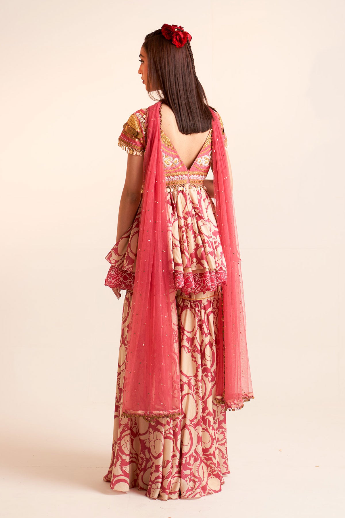 Peplum kurta set
