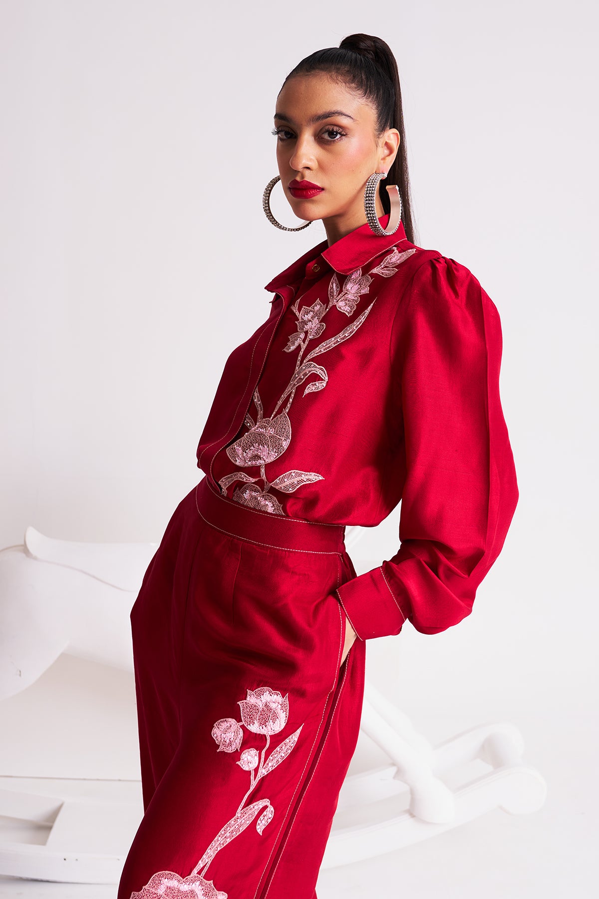 Puff sleeve shirt
