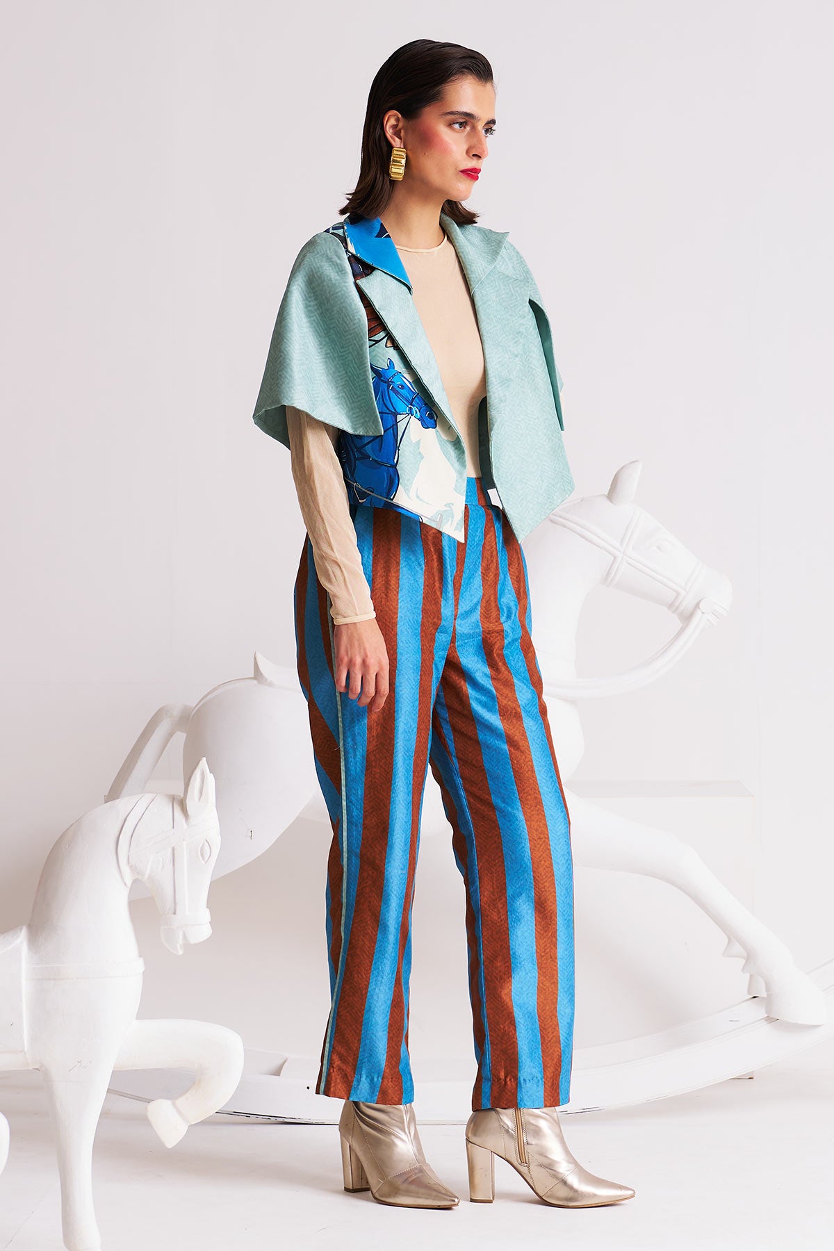 Double collar blazer