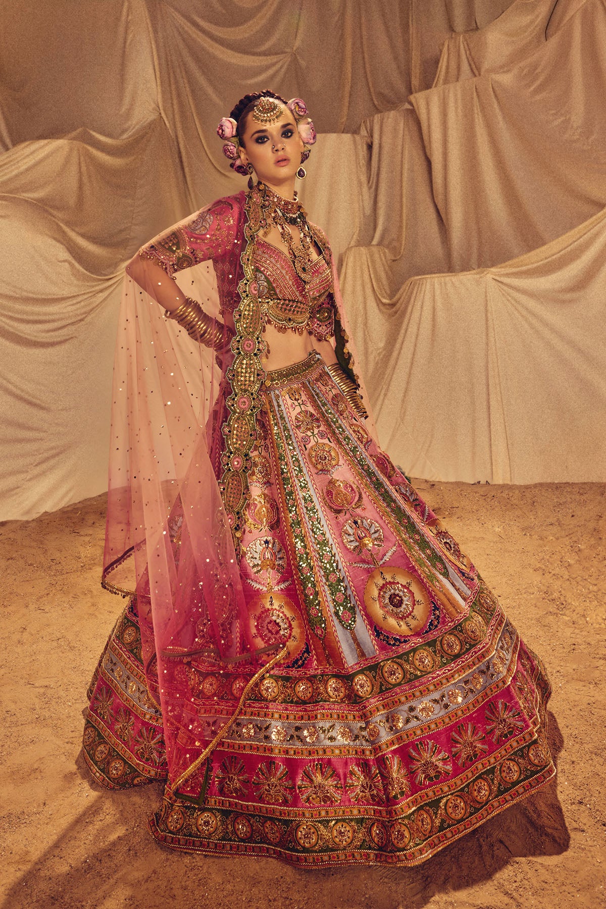 Suzani Chinar bagh lehanga