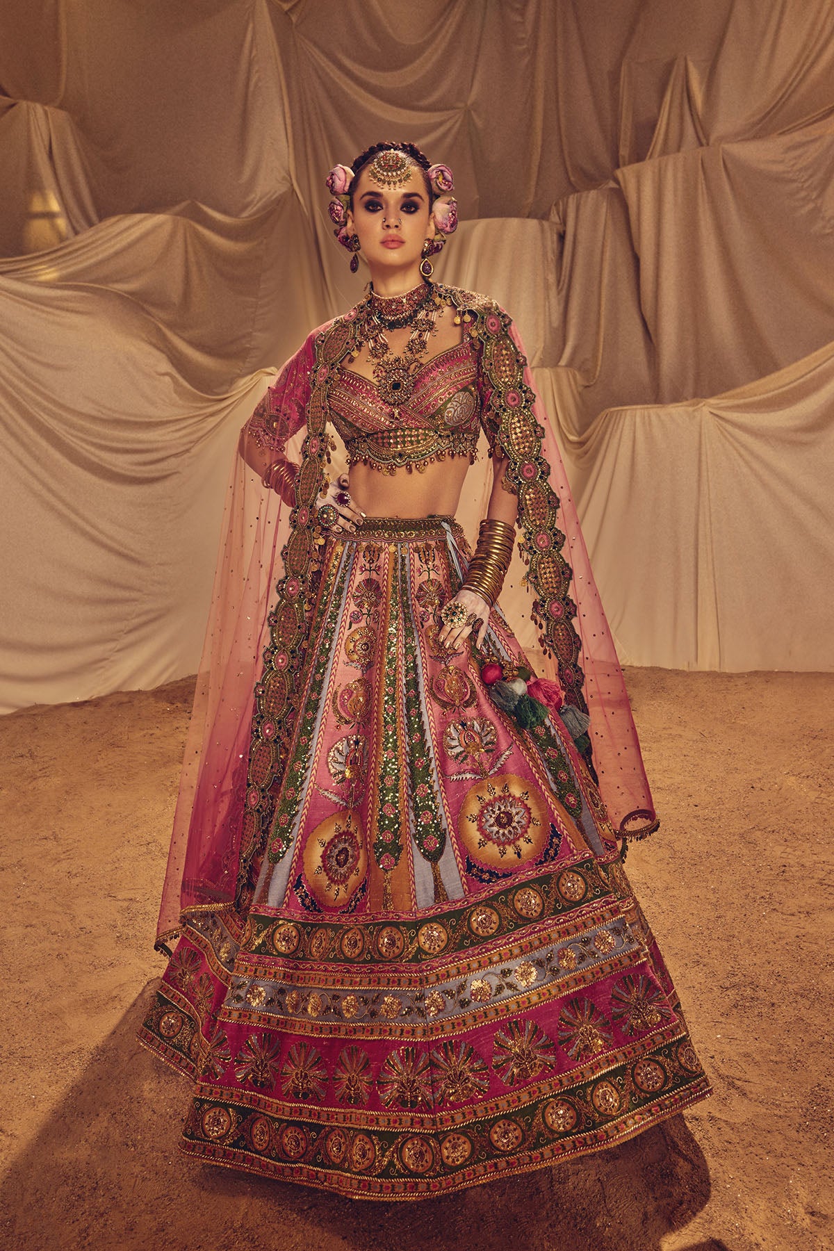 Suzani Chinar bagh lehanga