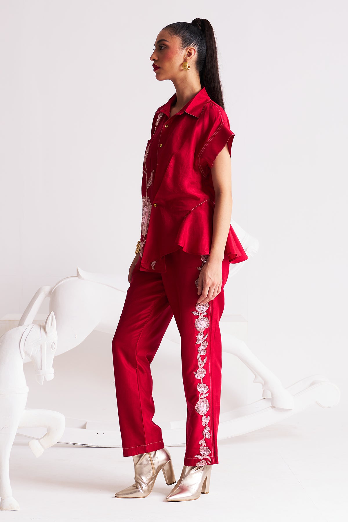 Uneven hem top