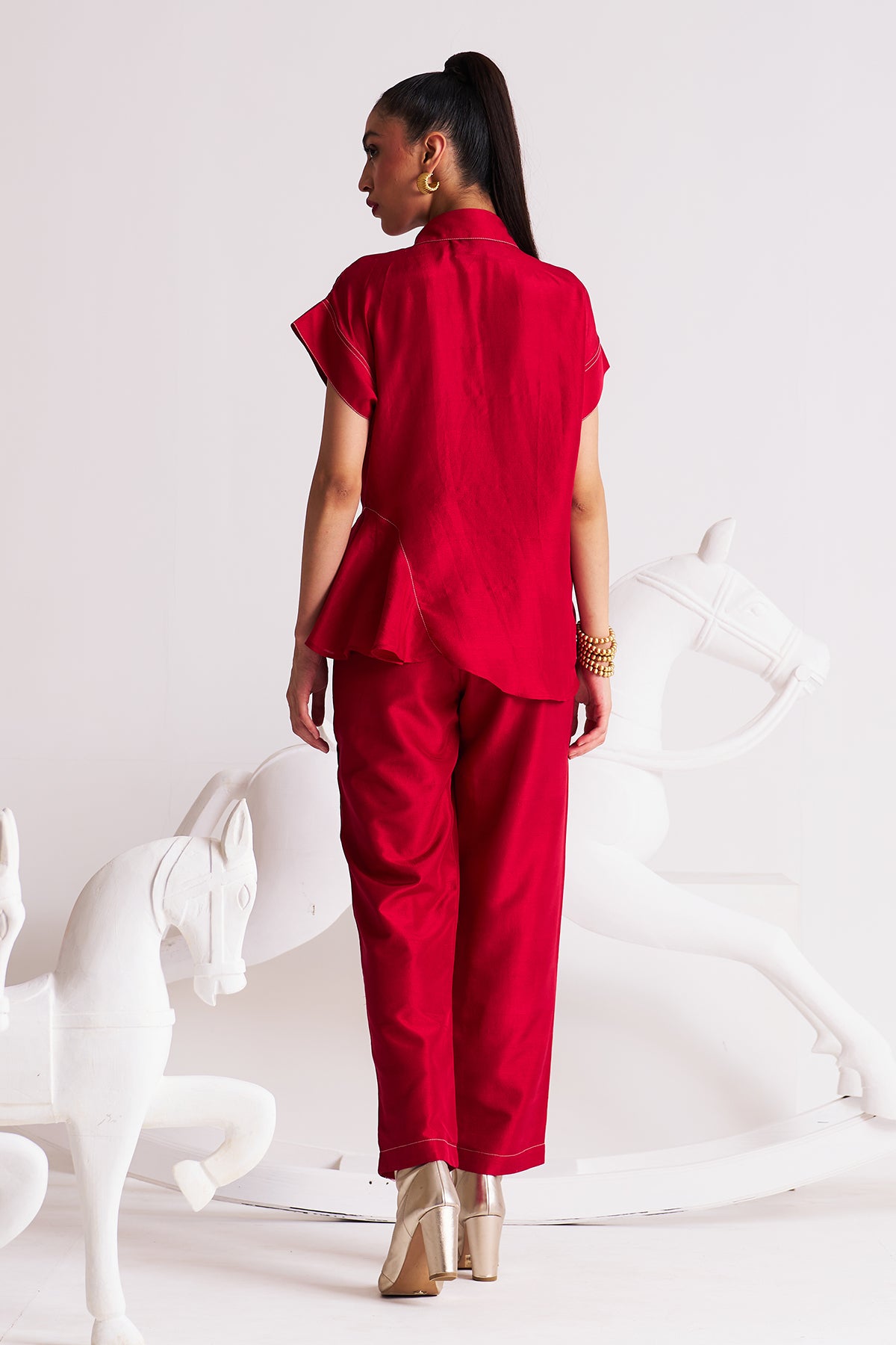 Uneven hem top