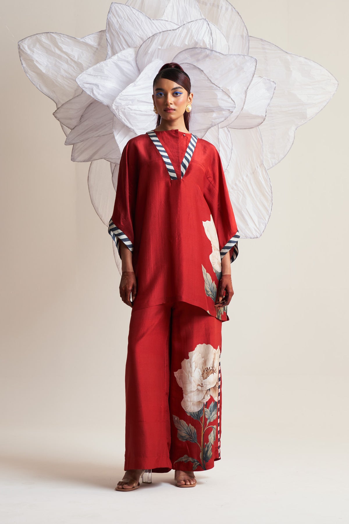 Batwing sleeve top