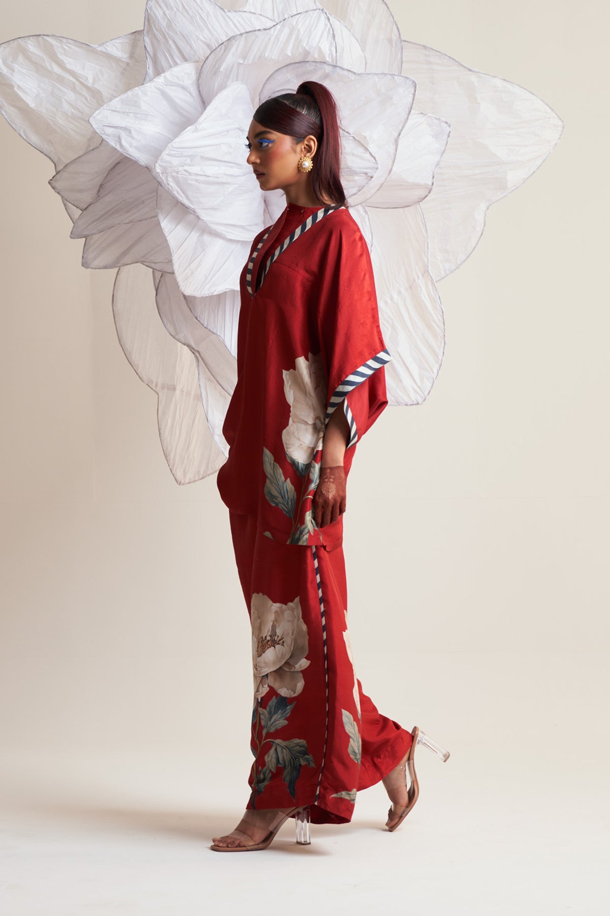 Batwing sleeve top