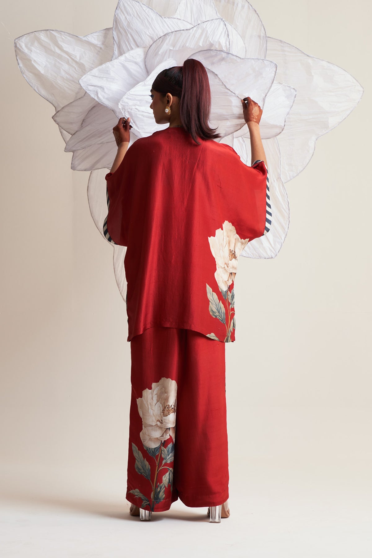 Batwing sleeve top