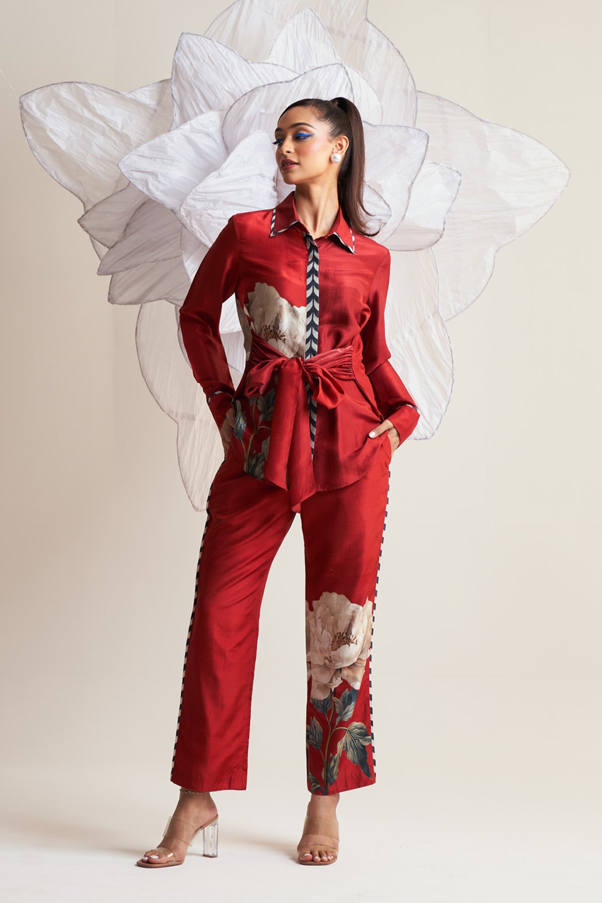 Front tie up shirt