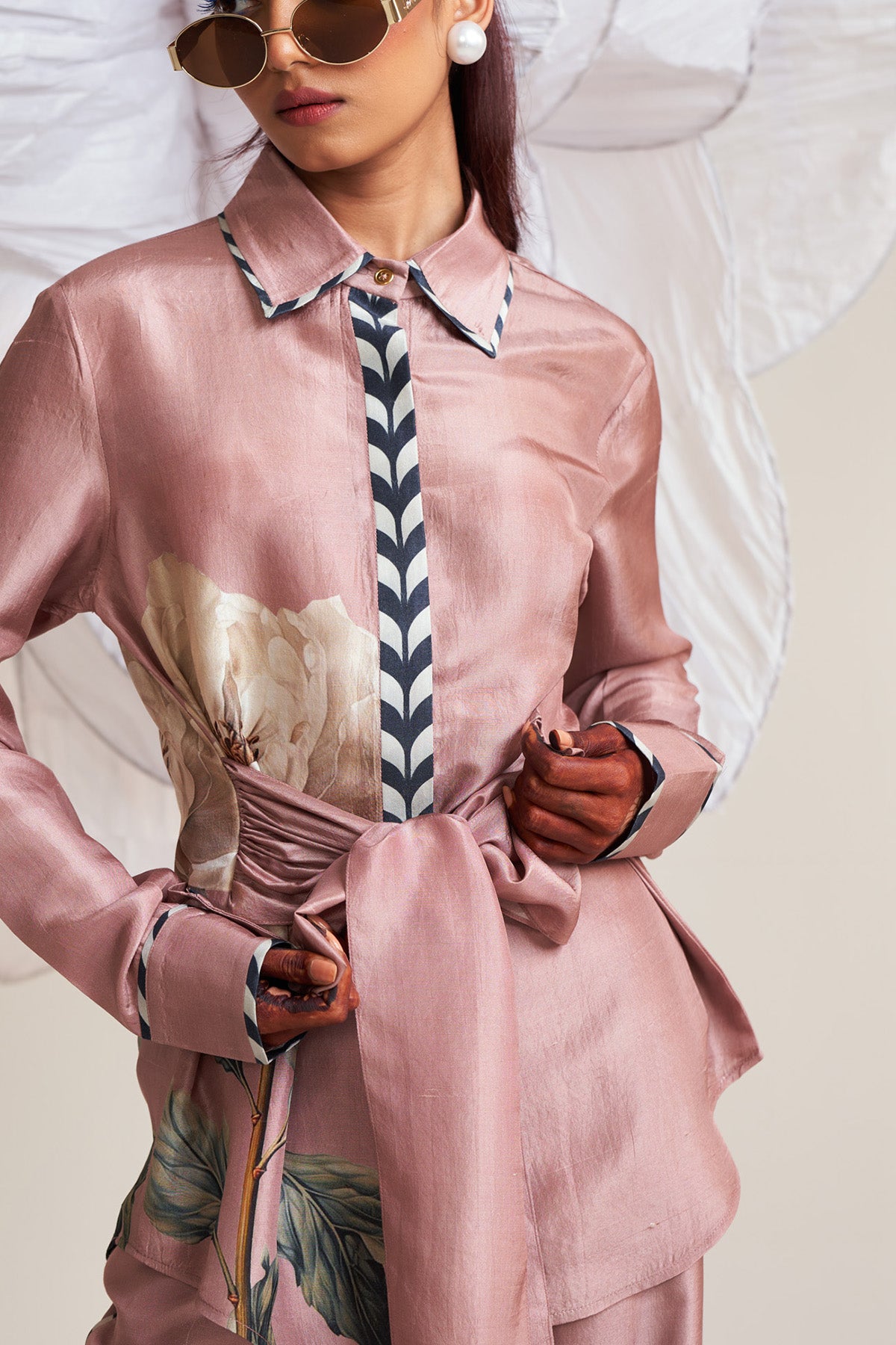 Front tie up shirt