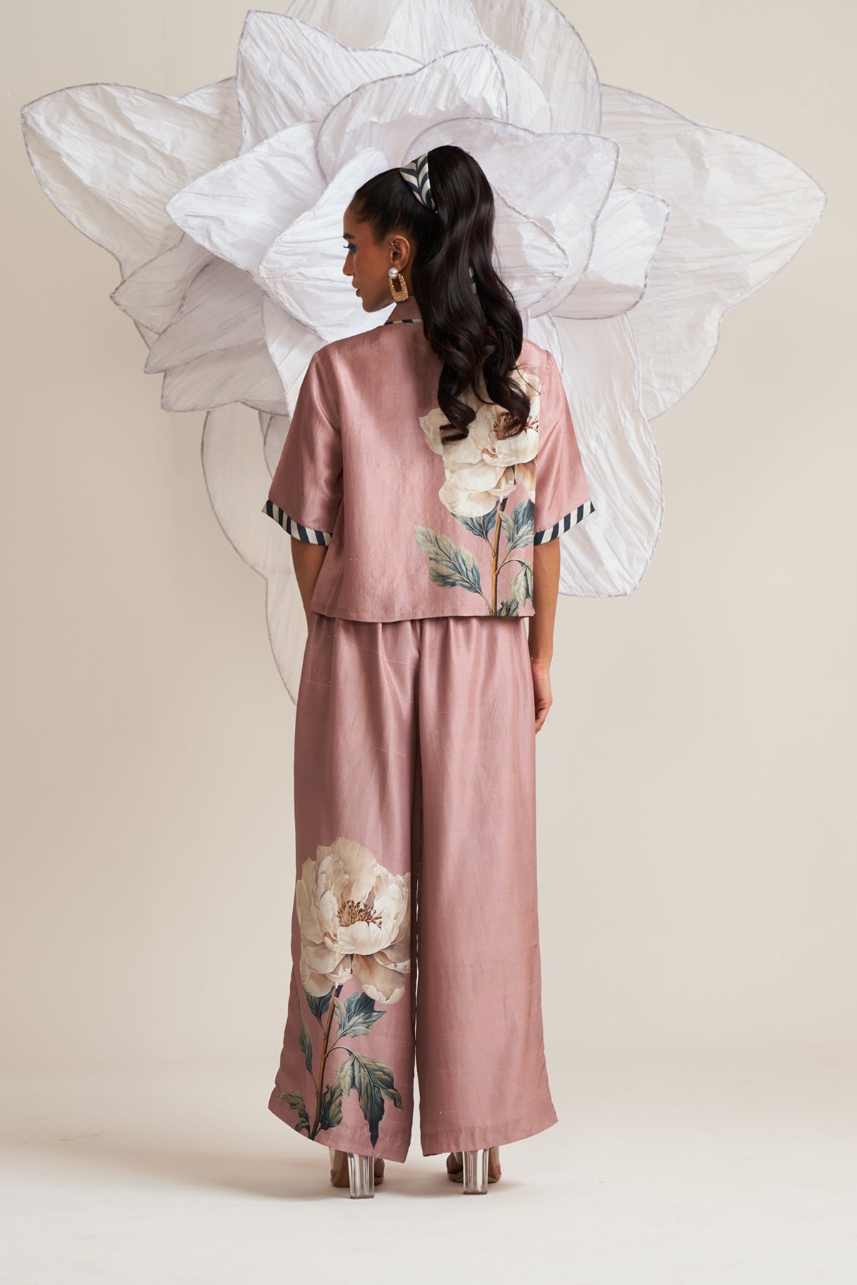 Front pleat detail shirt